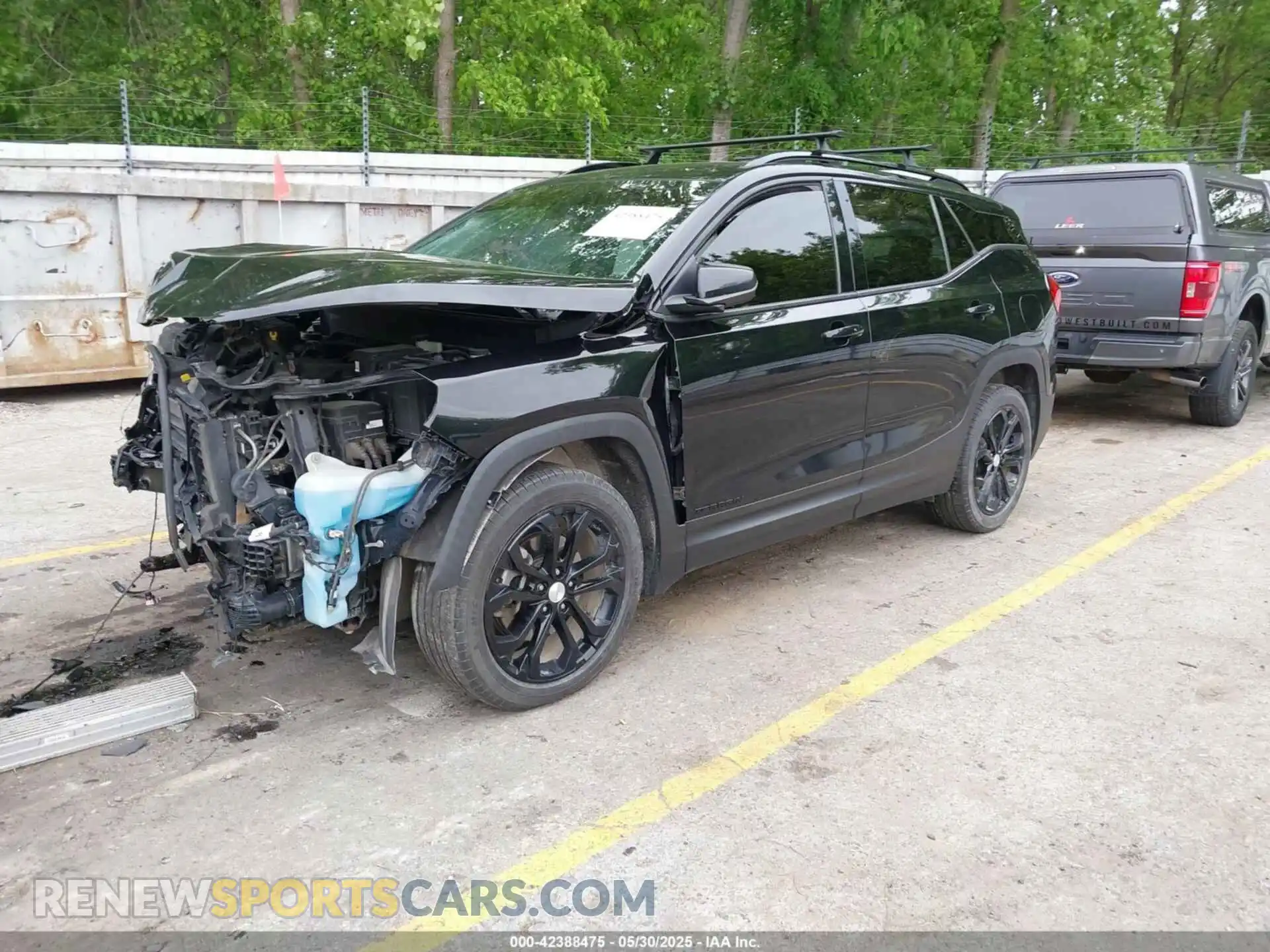 2 fotografías del automóvil dañado 3GKALVEX7KL146565 GMC TERRAIN 2019