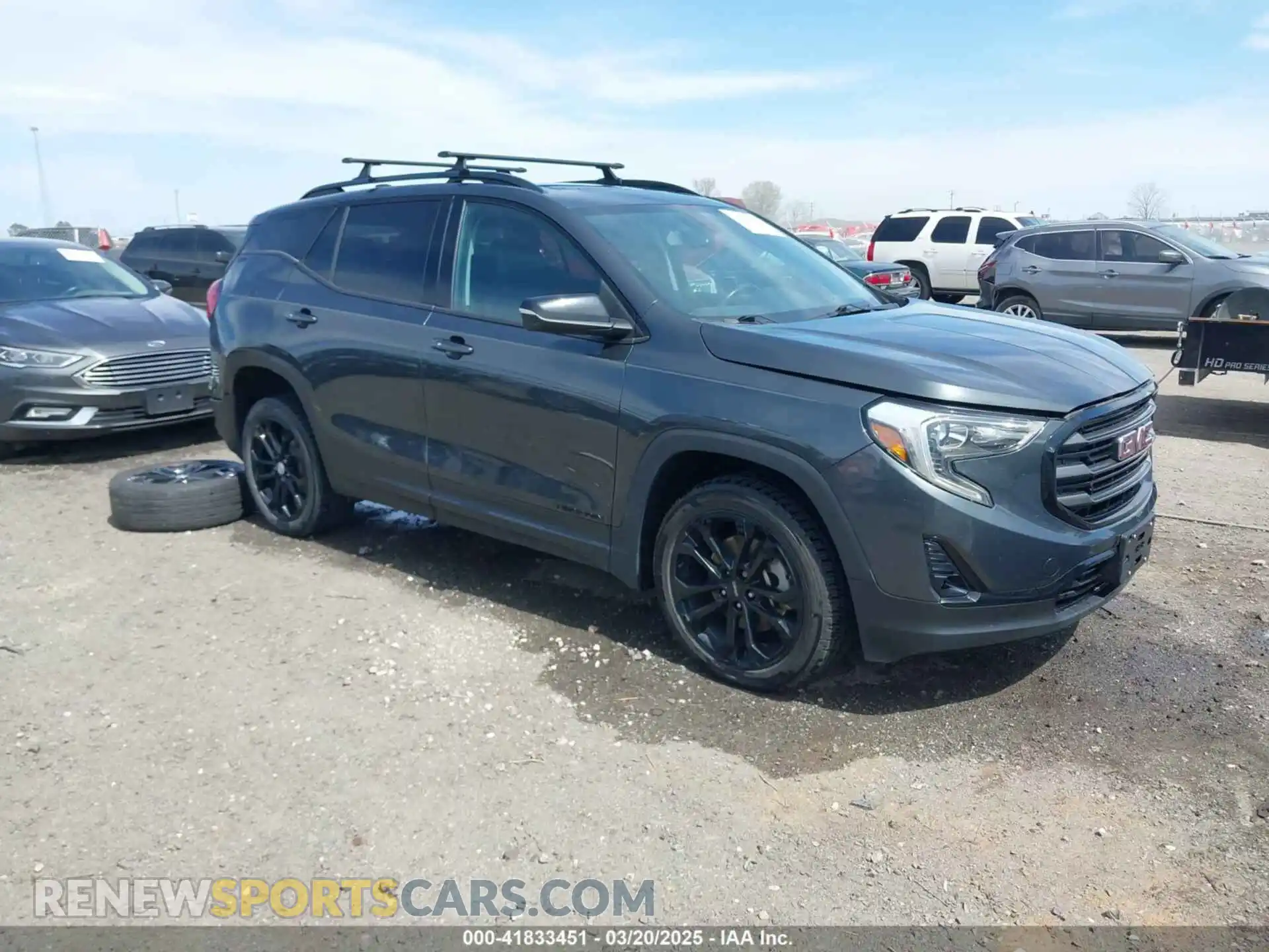 1 Photograph of a damaged car 3GKALVEX7KL358849 GMC TERRAIN 2019
