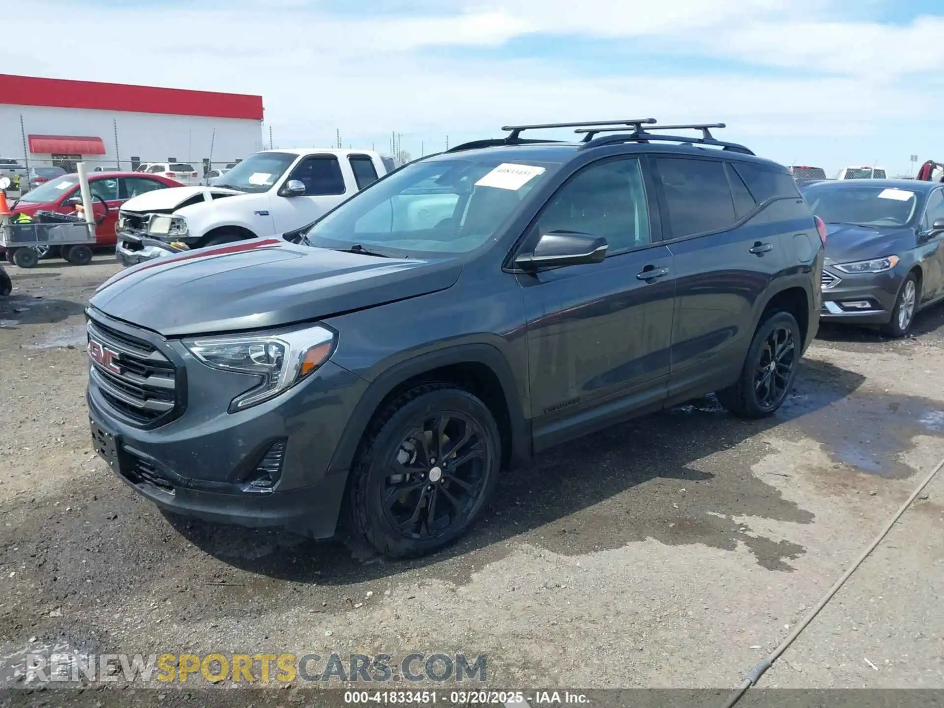 2 Photograph of a damaged car 3GKALVEX7KL358849 GMC TERRAIN 2019
