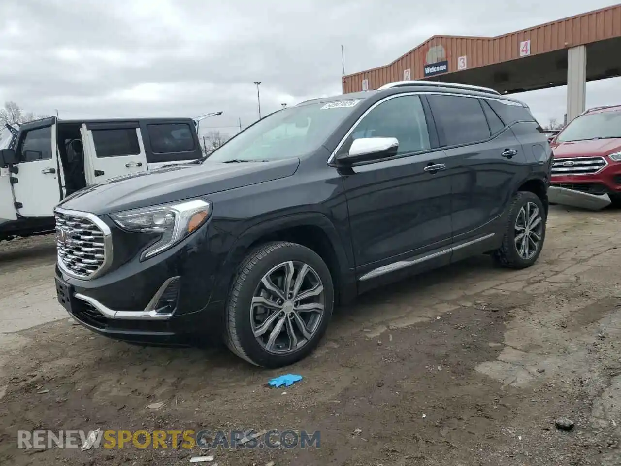 1 Photograph of a damaged car 3GKALXEX7KL192392 GMC TERRAIN 2019