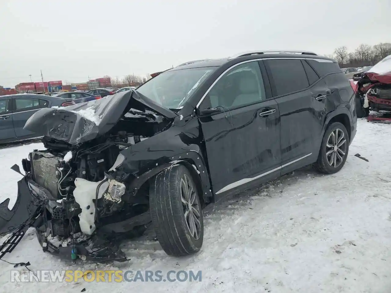 1 Photograph of a damaged car 3GKALXEX9KL224548 GMC TERRAIN 2019