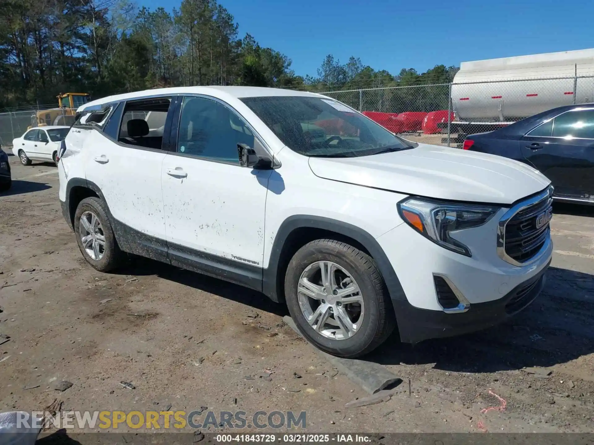 1 Photograph of a damaged car 3GKALMEV1LL224087 GMC TERRAIN 2020