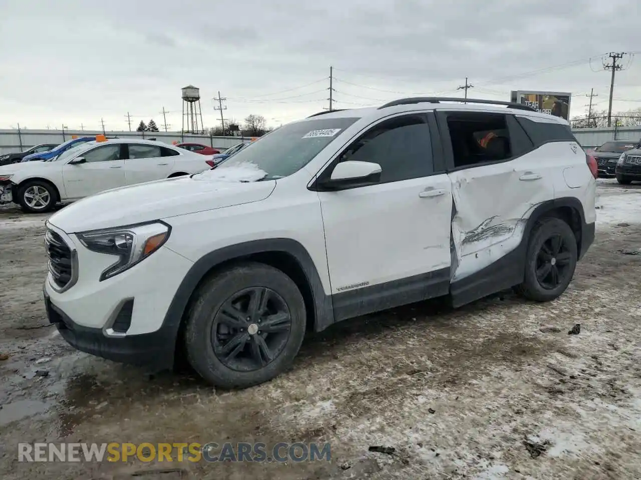 1 Photograph of a damaged car 3GKALMEV1LL336372 GMC TERRAIN 2020