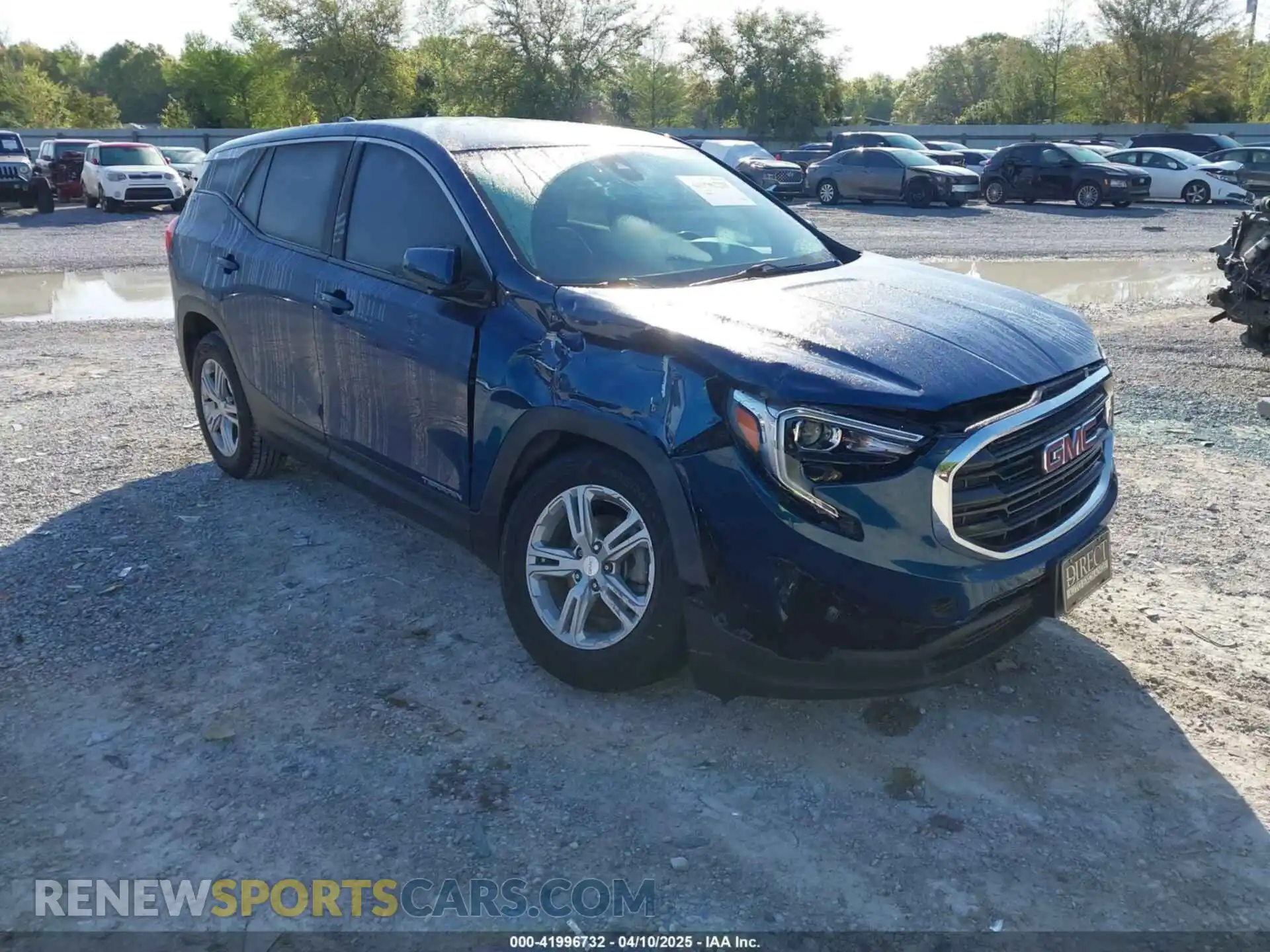 1 Photograph of a damaged car 3GKALMEV2LL104945 GMC TERRAIN 2020