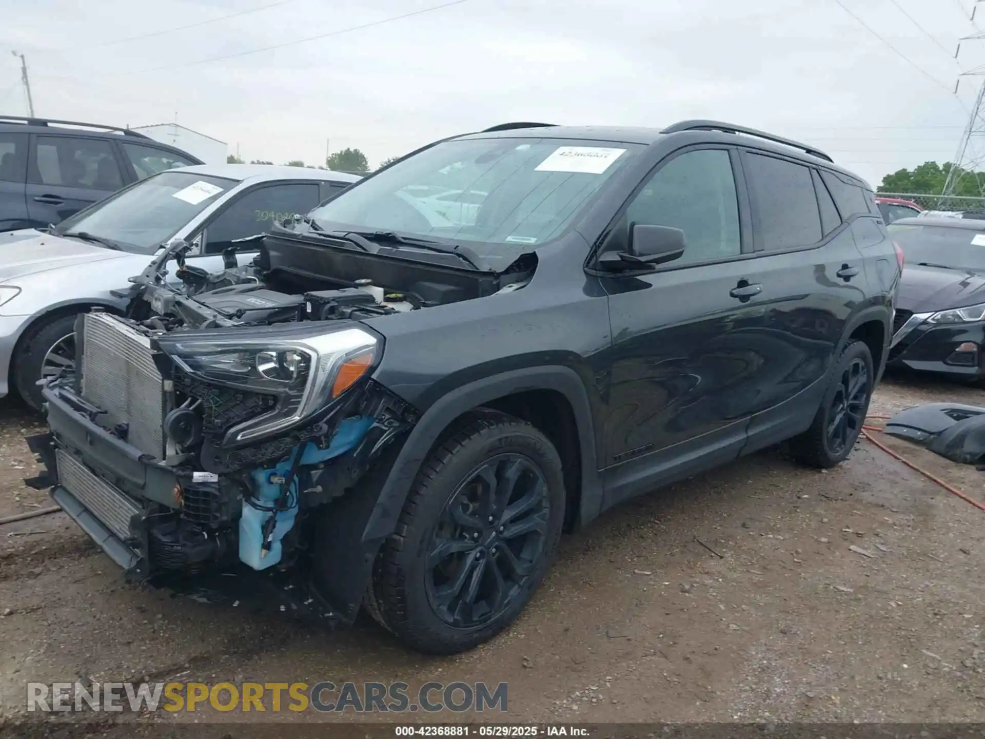 2 fotografías del automóvil dañado 3GKALMEV2LL211283 GMC TERRAIN 2020