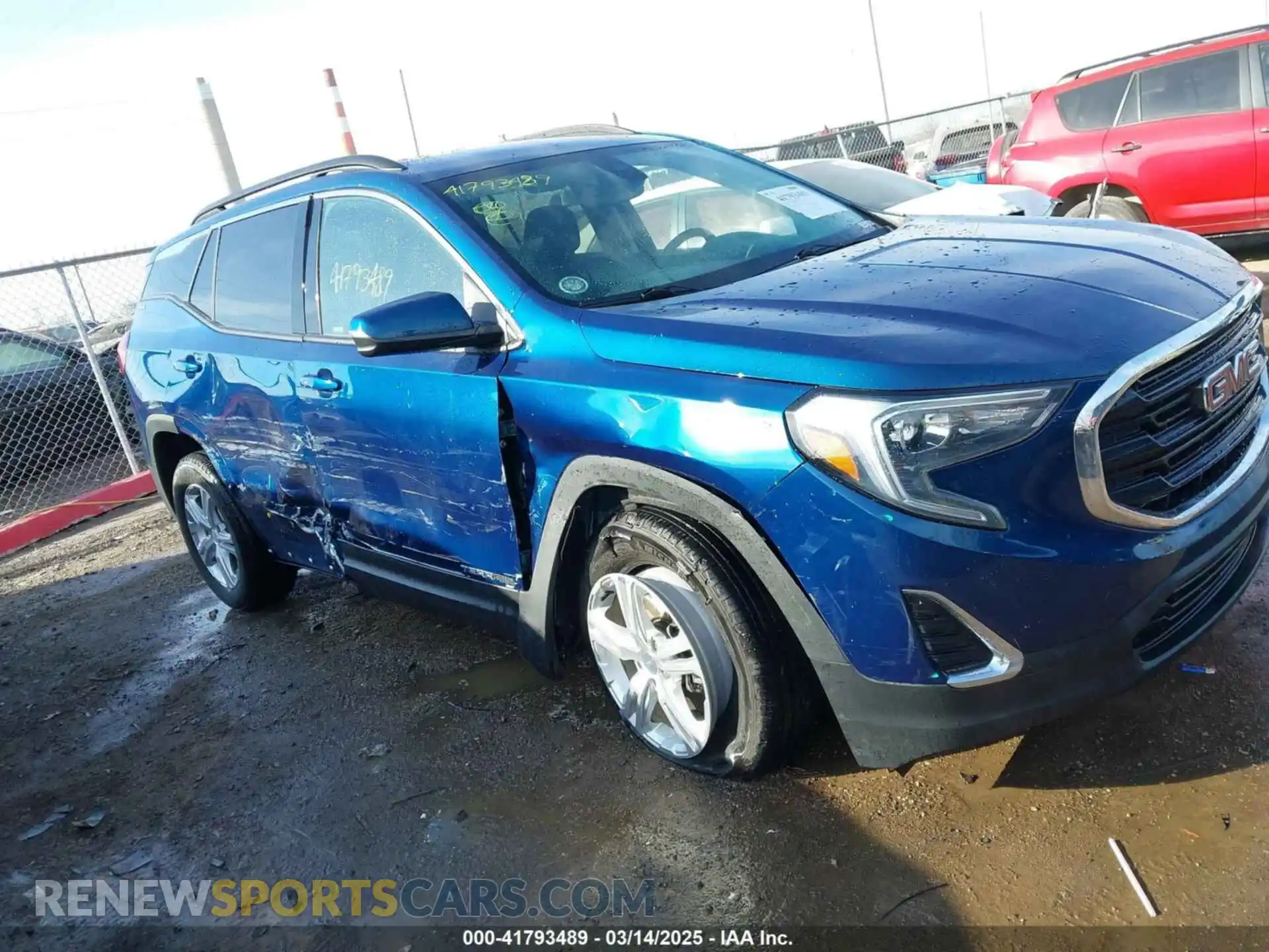 1 Photograph of a damaged car 3GKALMEV2LL332234 GMC TERRAIN 2020