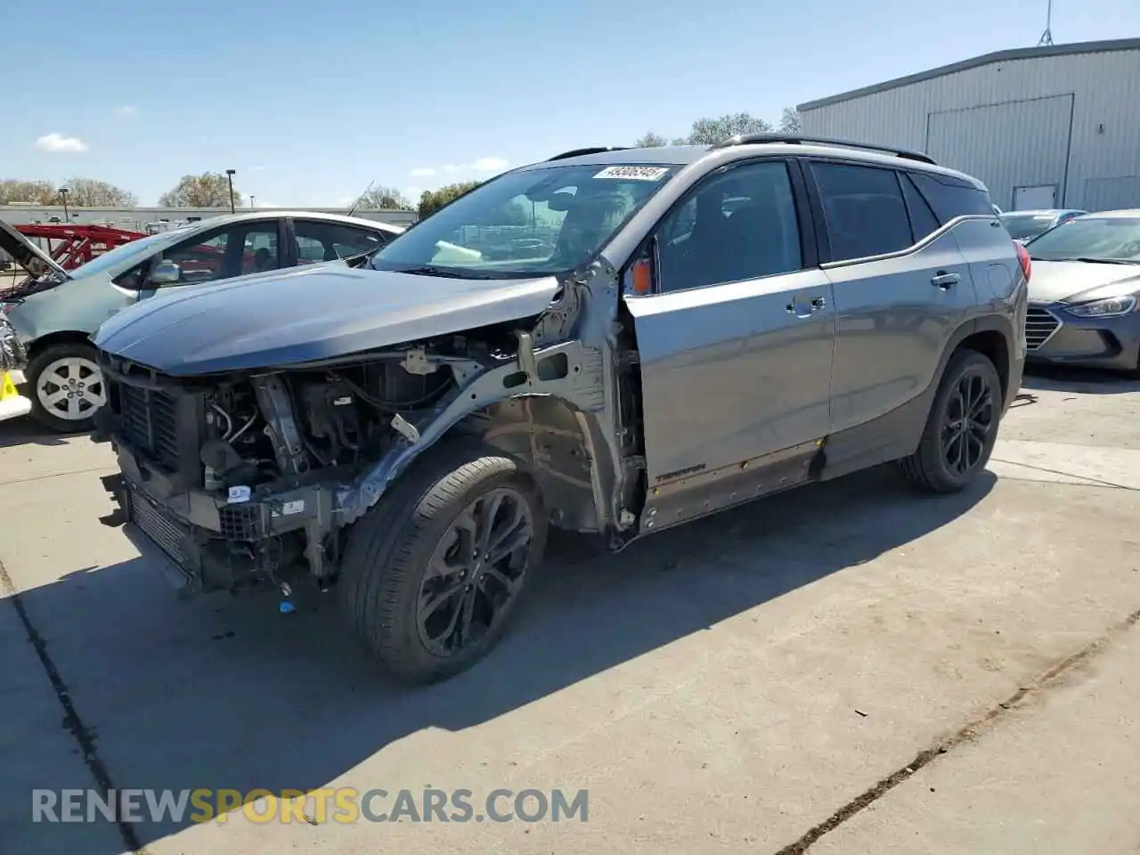 1 Photograph of a damaged car 3GKALMEV4LL282954 GMC TERRAIN 2020