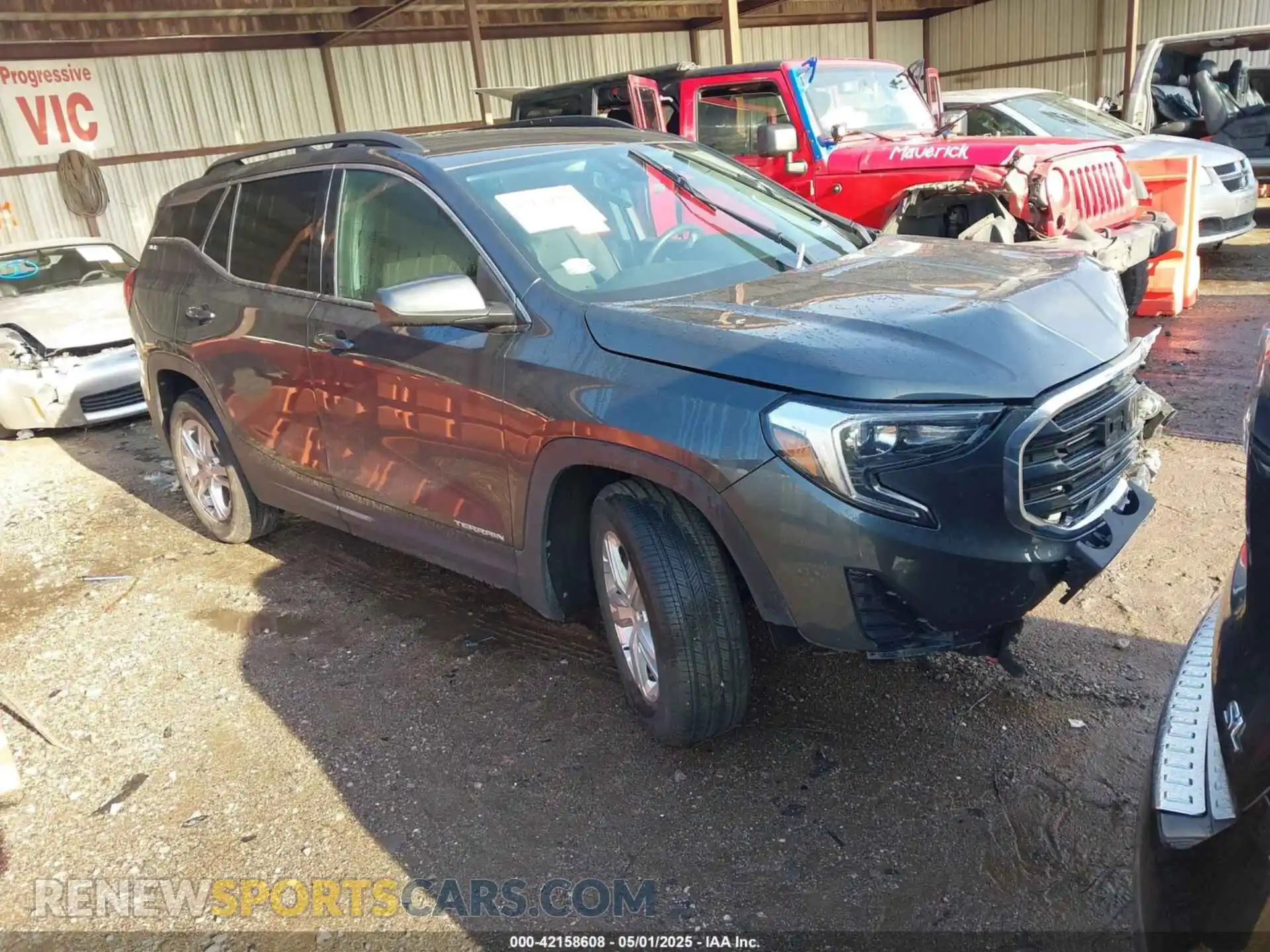 1 Photograph of a damaged car 3GKALMEV5LL231351 GMC TERRAIN 2020
