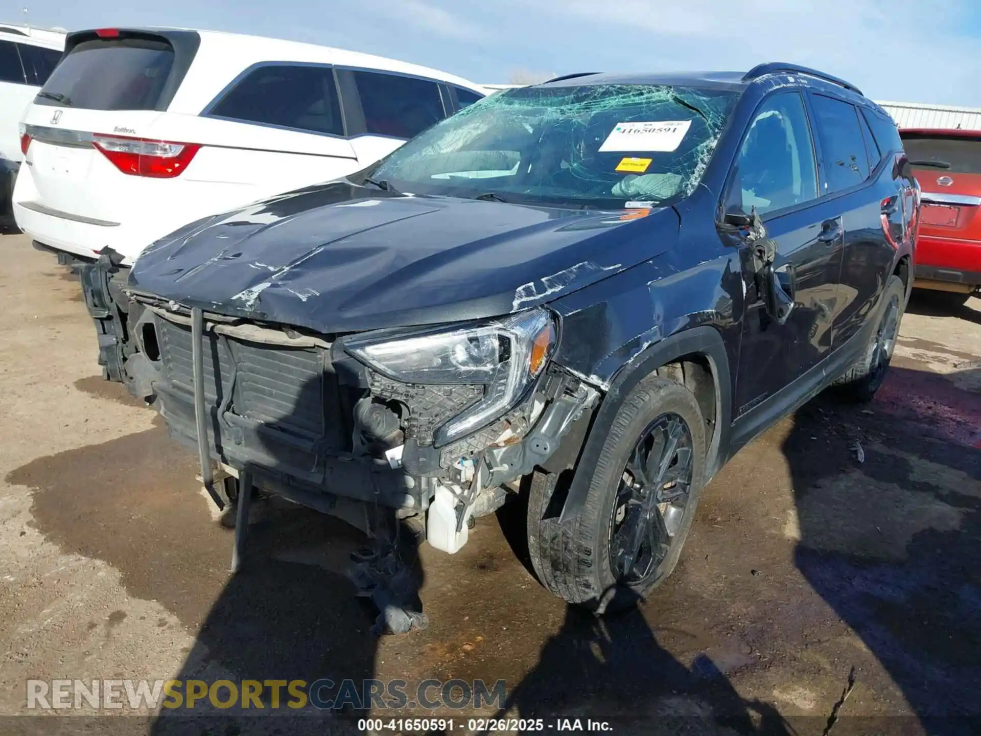 2 Photograph of a damaged car 3GKALMEV5LL272238 GMC TERRAIN 2020