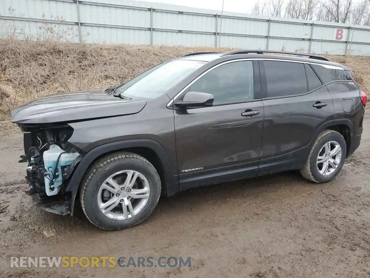 1 Photograph of a damaged car 3GKALMEV6LL156112 GMC TERRAIN 2020