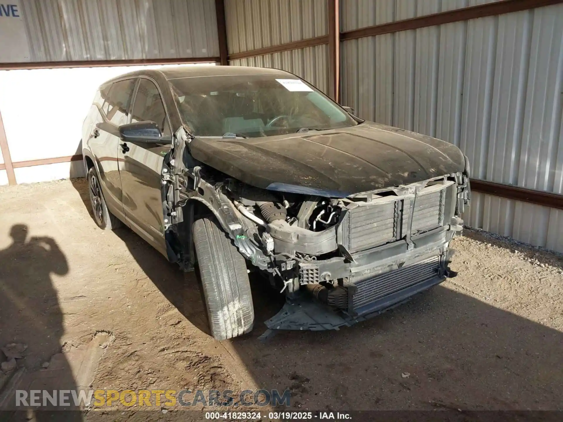 1 Photograph of a damaged car 3GKALMEV6LL296032 GMC TERRAIN 2020