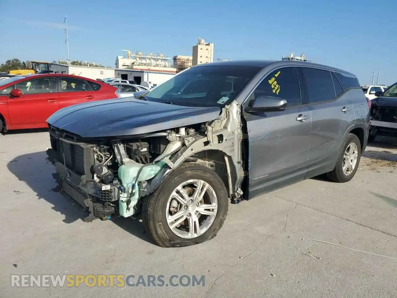 1 Фотография поврежденного автомобиля 3GKALMEV6LL302380 GMC TERRAIN 2020