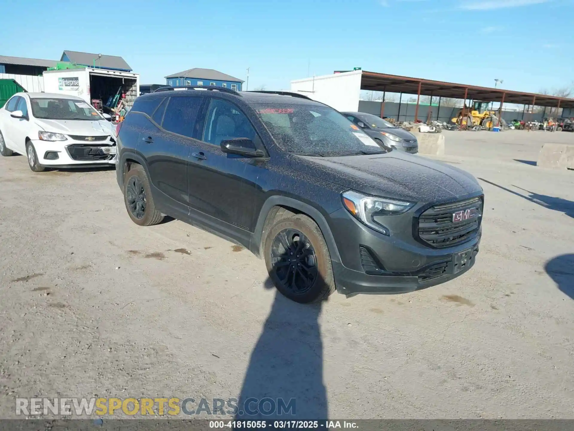 1 Photograph of a damaged car 3GKALMEV7LL142753 GMC TERRAIN 2020