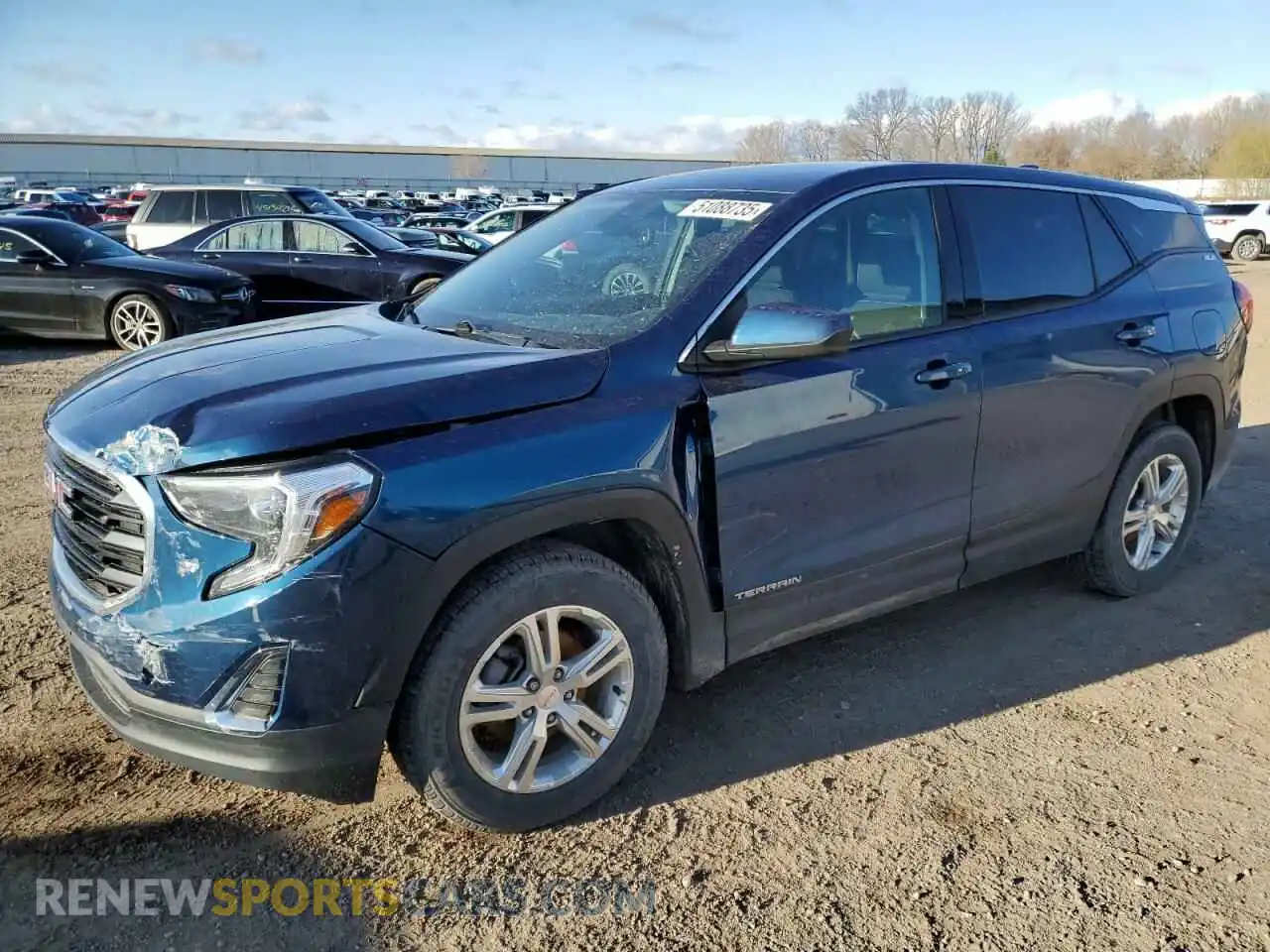 1 Photograph of a damaged car 3GKALMEV7LL173761 GMC TERRAIN 2020