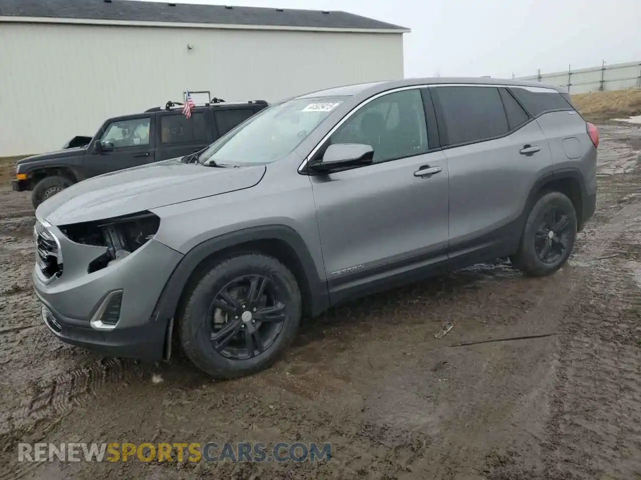 1 Photograph of a damaged car 3GKALMEV7LL180516 GMC TERRAIN 2020