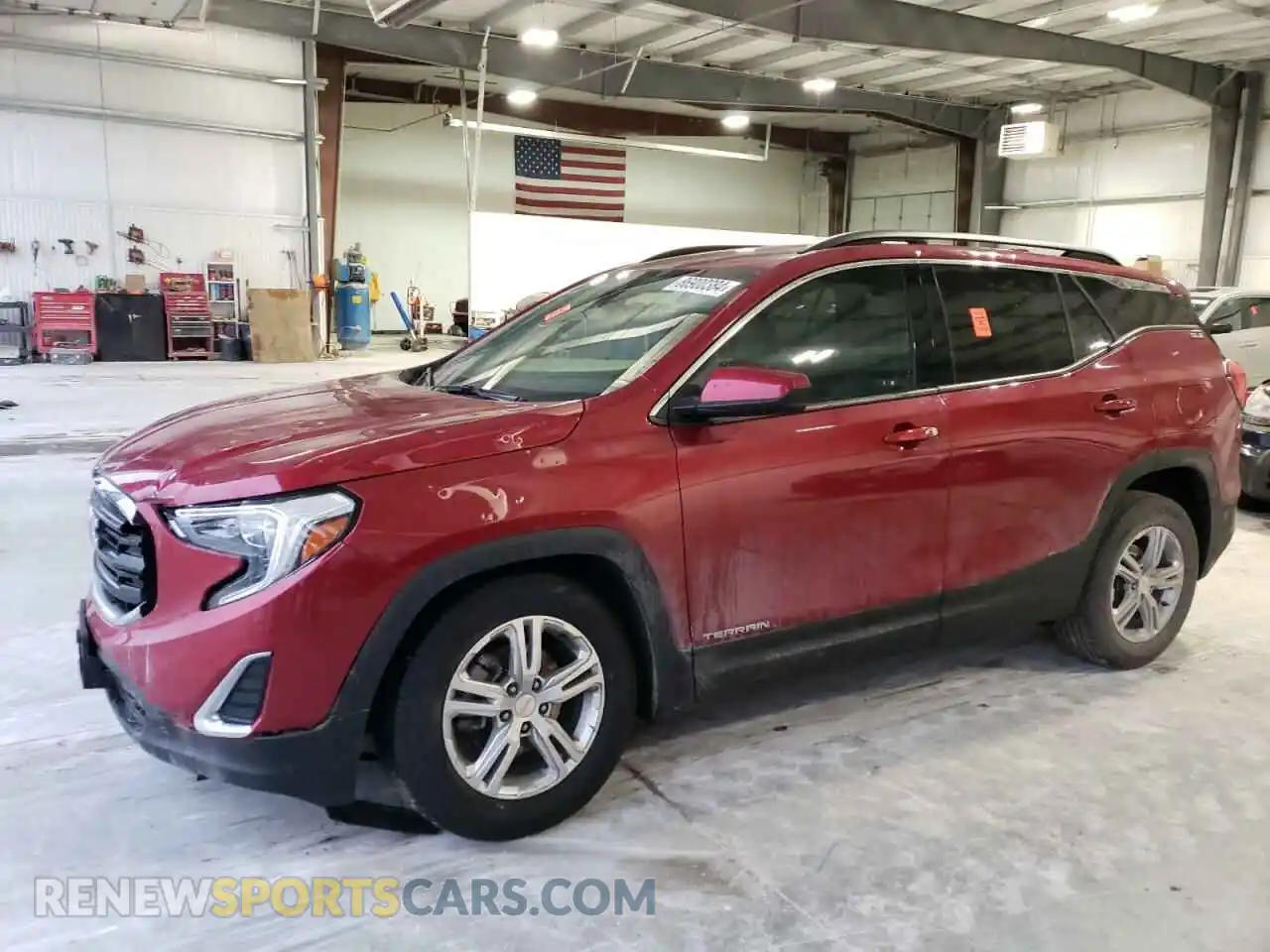 1 Photograph of a damaged car 3GKALMEV9LL157383 GMC TERRAIN 2020