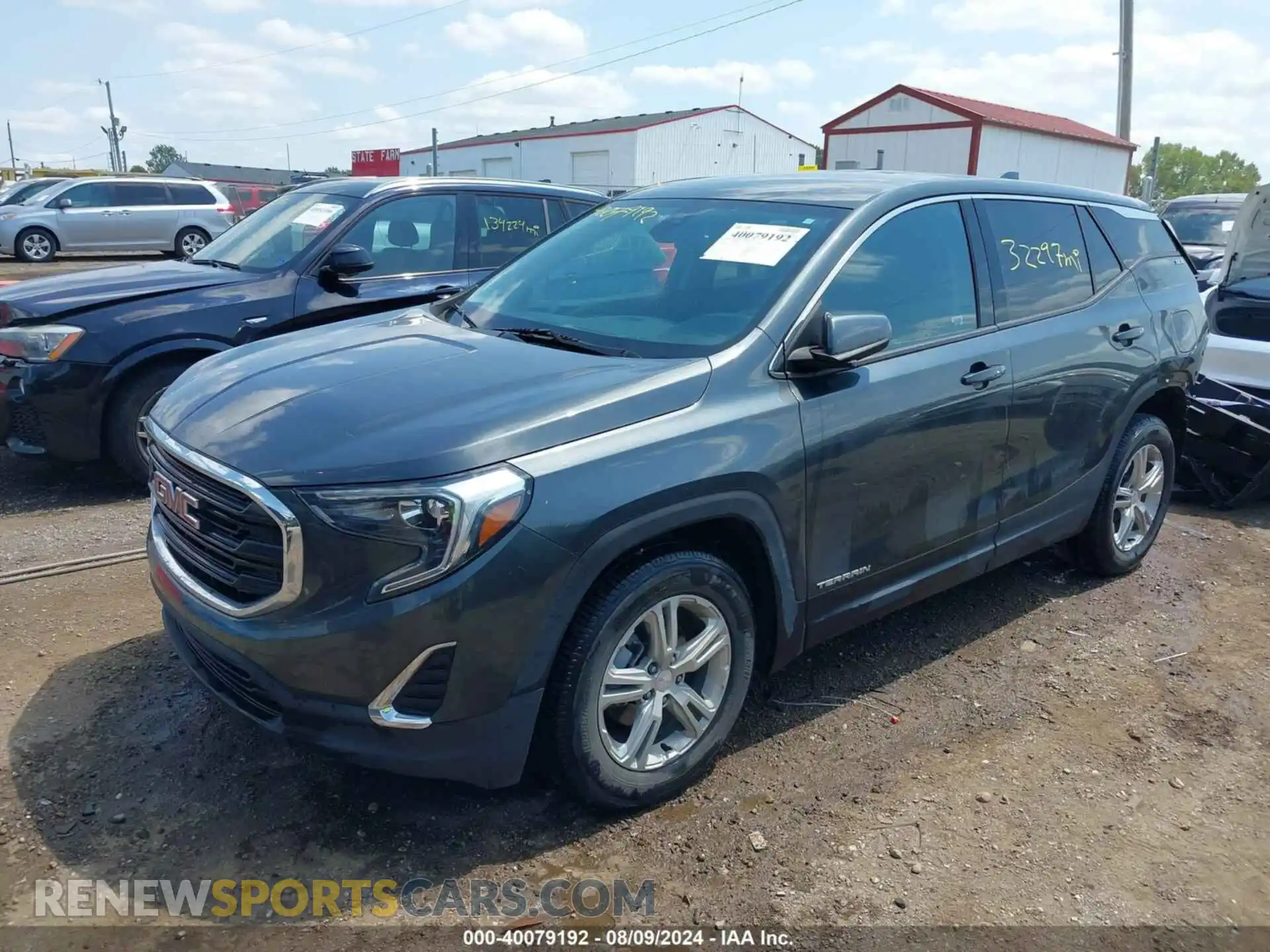 2 fotografías del automóvil dañado 3GKALMEVXLL136414 GMC TERRAIN 2020
