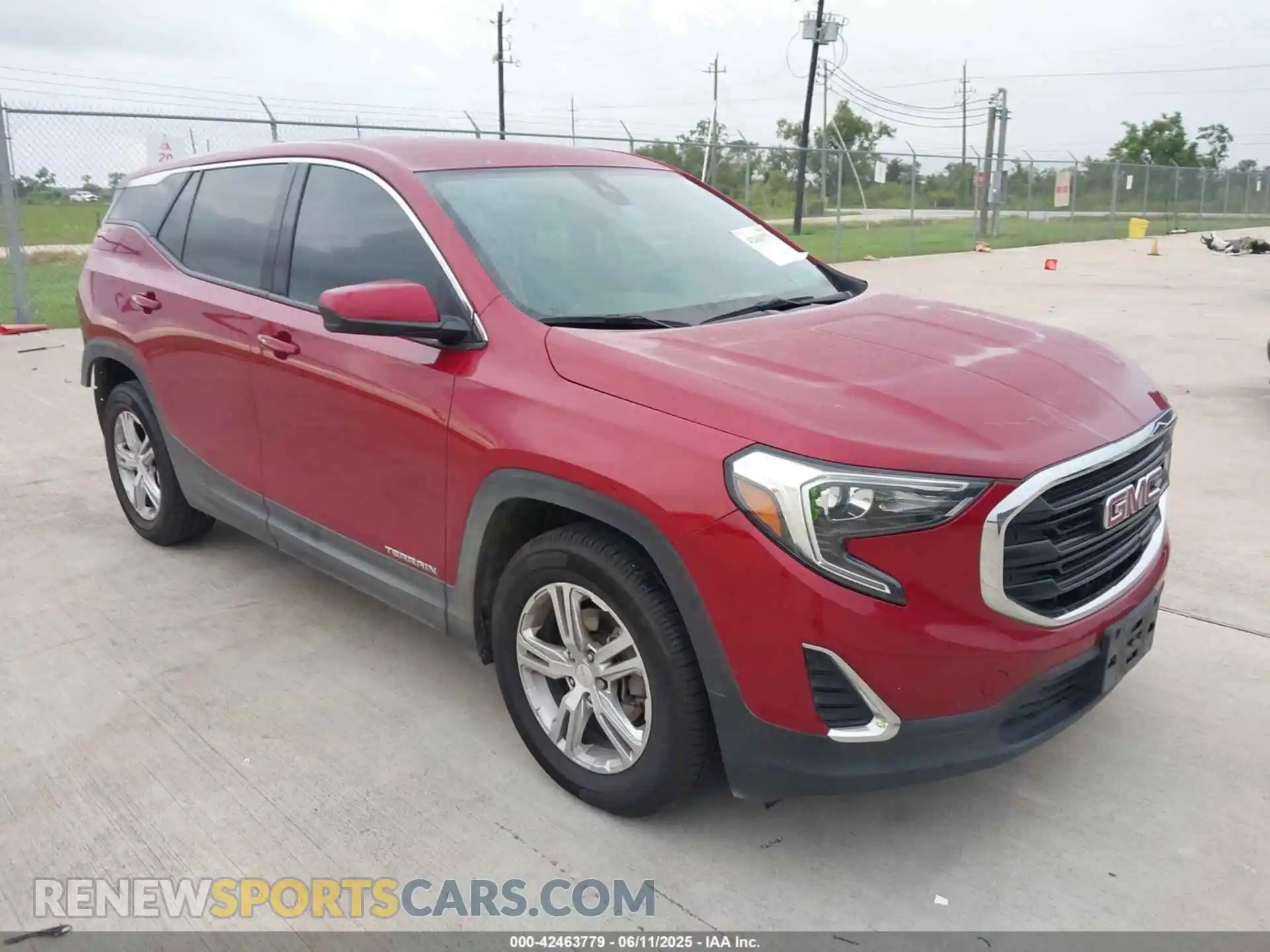 1 Photograph of a damaged car 3GKALMEVXLL204033 GMC TERRAIN 2020