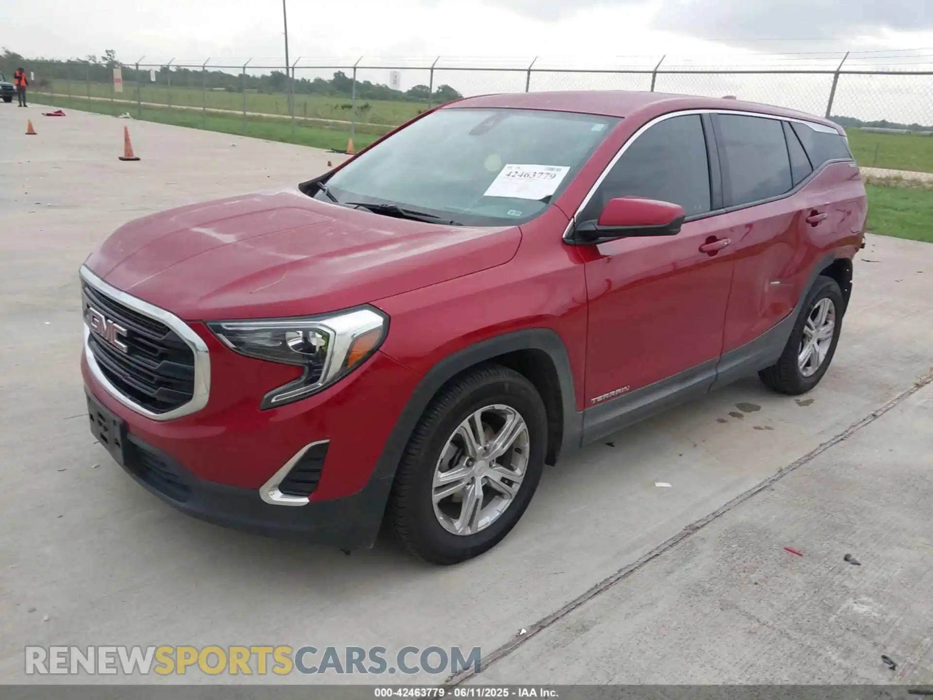 2 Photograph of a damaged car 3GKALMEVXLL204033 GMC TERRAIN 2020