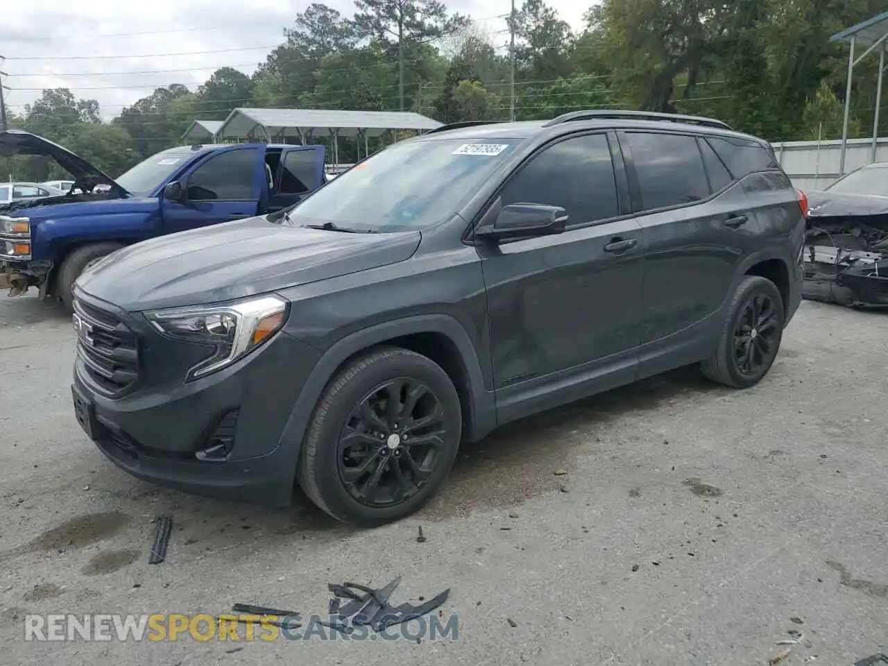1 Photograph of a damaged car 3GKALPEVXLL125611 GMC TERRAIN 2020