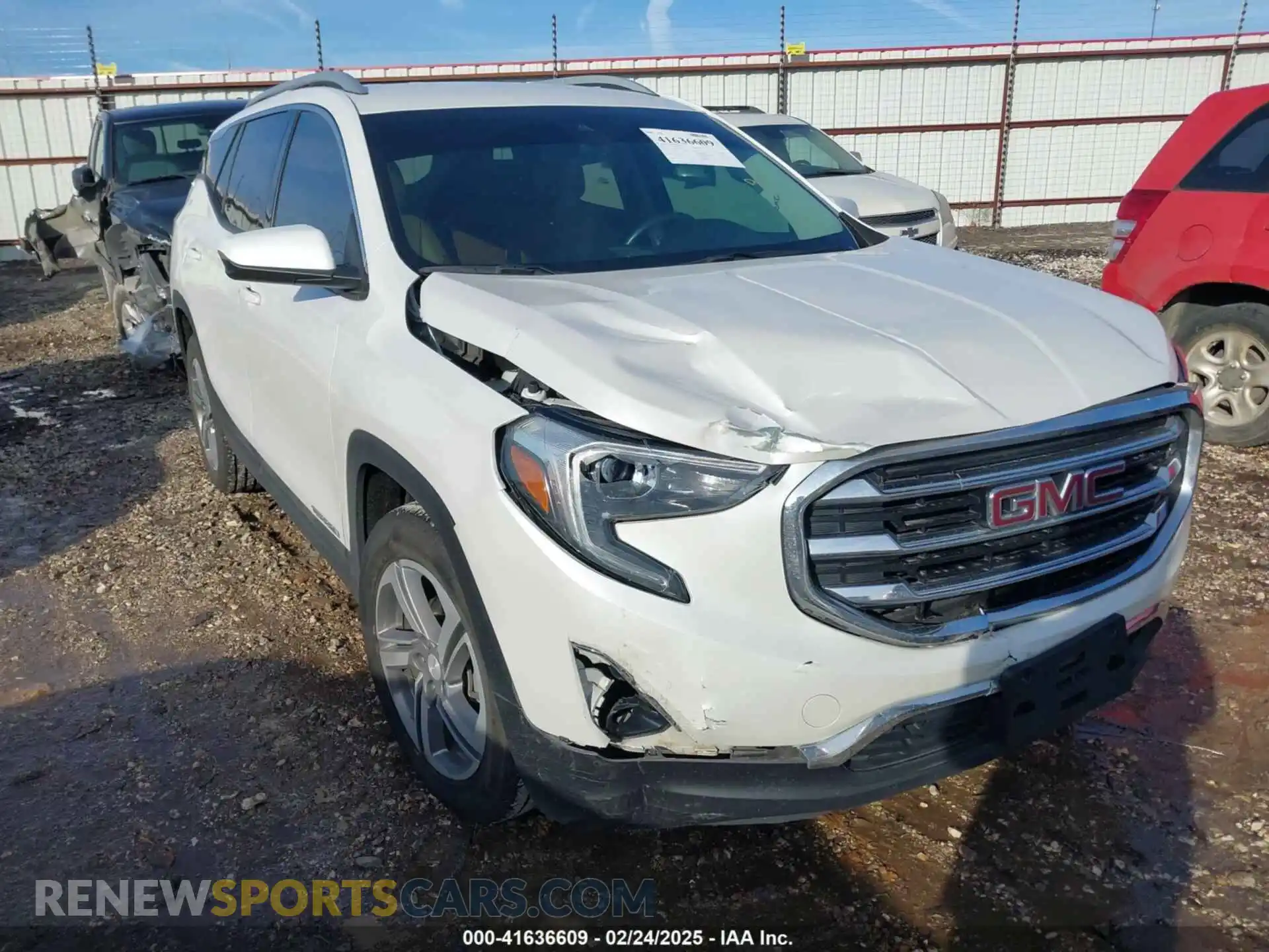 1 Photograph of a damaged car 3GKALPEVXLL196288 GMC TERRAIN 2020