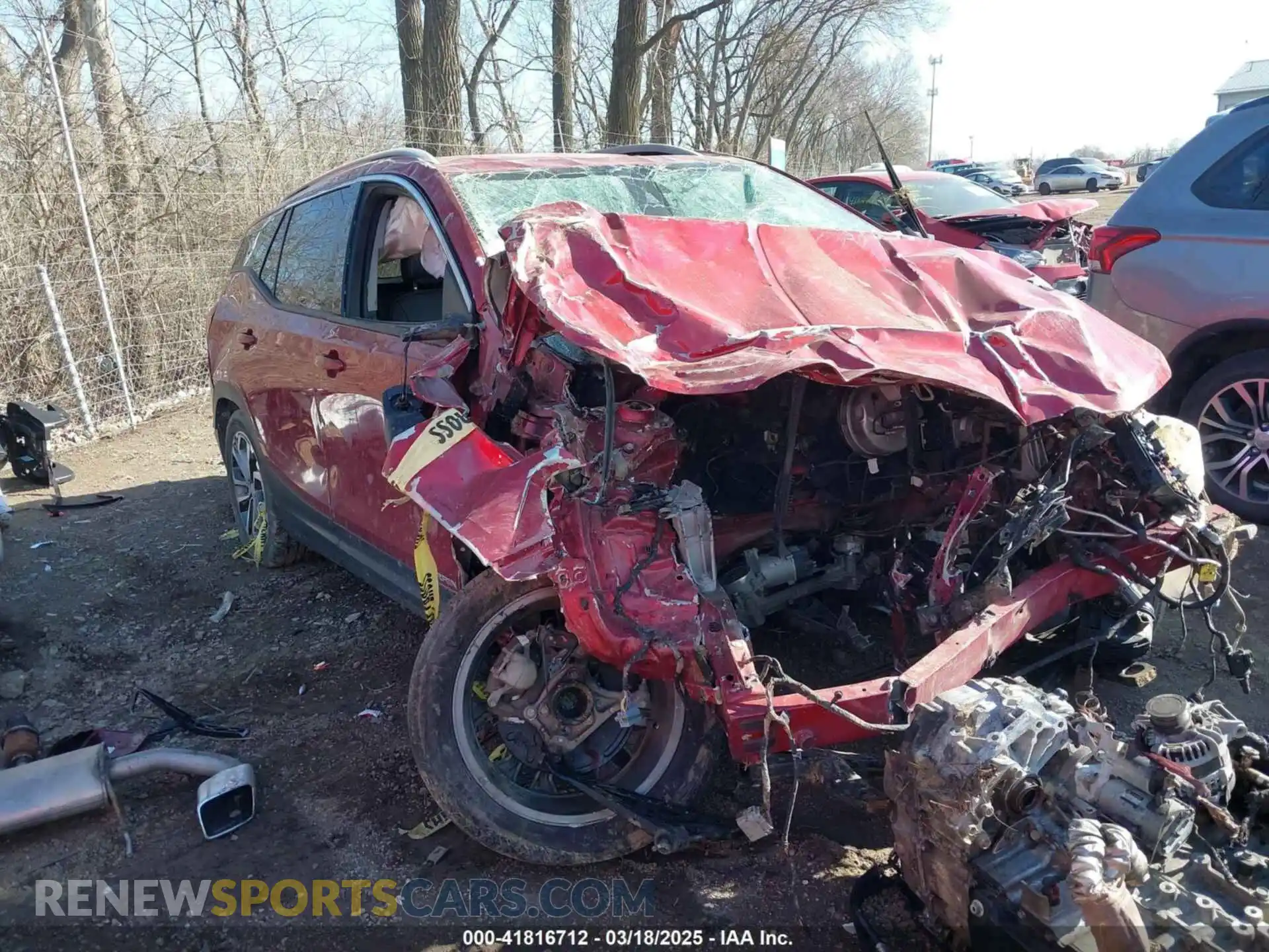 1 Photograph of a damaged car 3GKALPEX3LL194321 GMC TERRAIN 2020