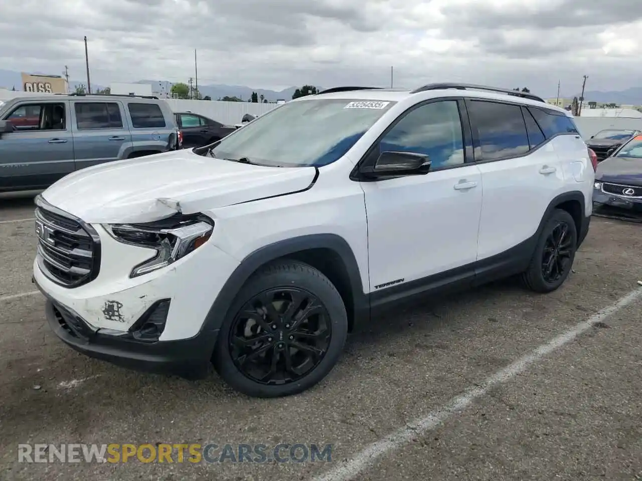 1 Photograph of a damaged car 3GKALPEX4LL136623 GMC TERRAIN 2020