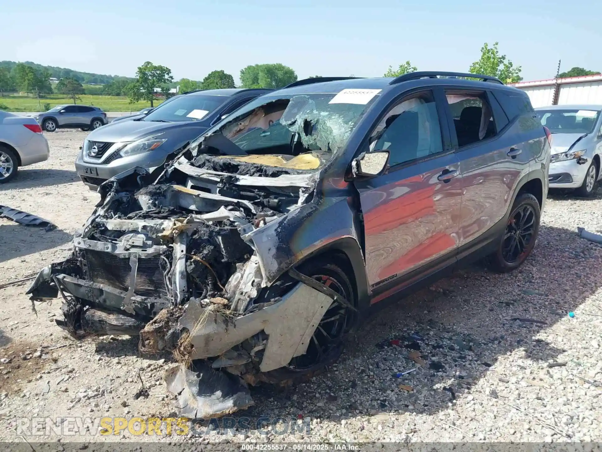 2 Photograph of a damaged car 3GKALPEX7LL336685 GMC TERRAIN 2020