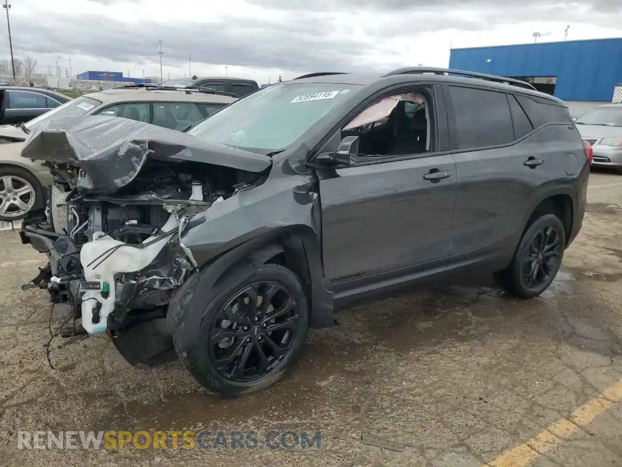 1 Photograph of a damaged car 3GKALPEX8LL162156 GMC TERRAIN 2020
