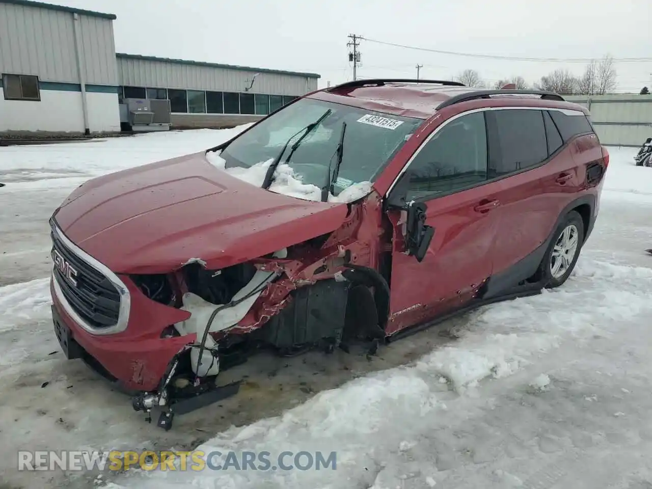 1 fotografías del automóvil dañado 3GKALTEV0LL194428 GMC TERRAIN 2020