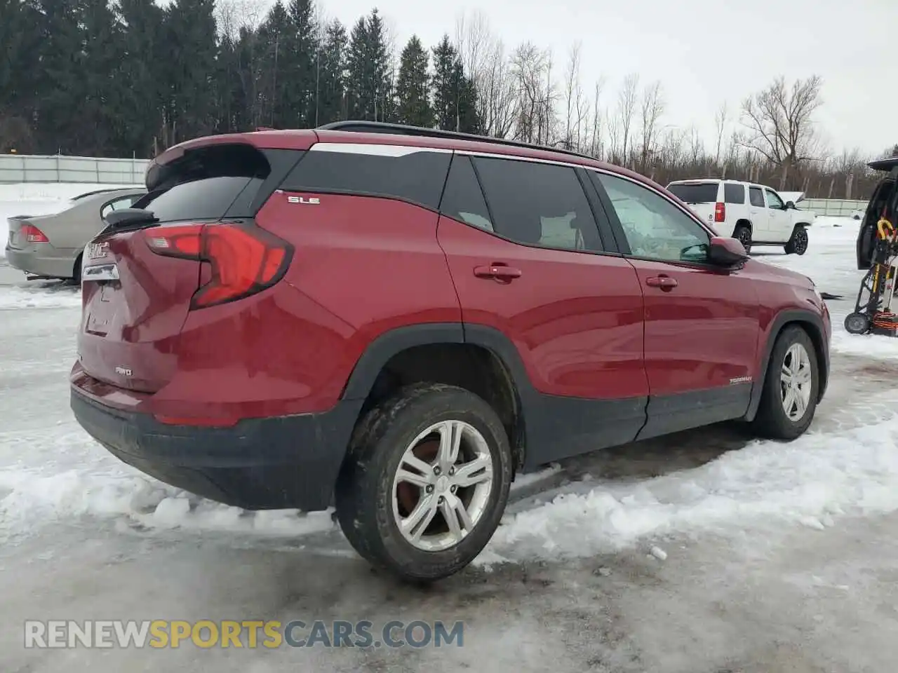 3 fotografías del automóvil dañado 3GKALTEV0LL194428 GMC TERRAIN 2020