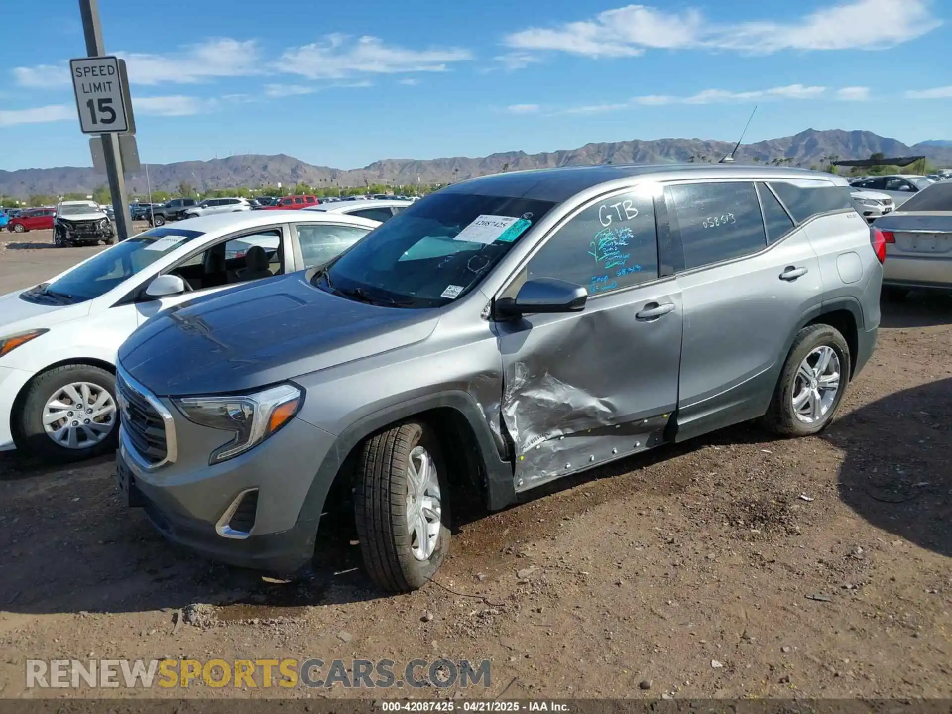 2 Photograph of a damaged car 3GKALTEV2LL189800 GMC TERRAIN 2020