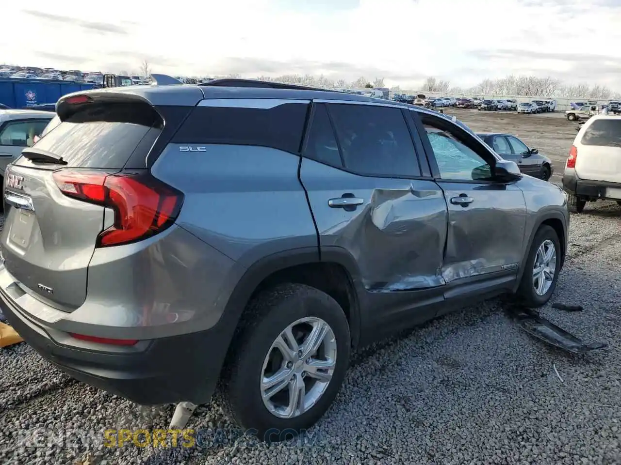 3 Фотография поврежденного автомобиля 3GKALTEV3LL129153 GMC TERRAIN 2020