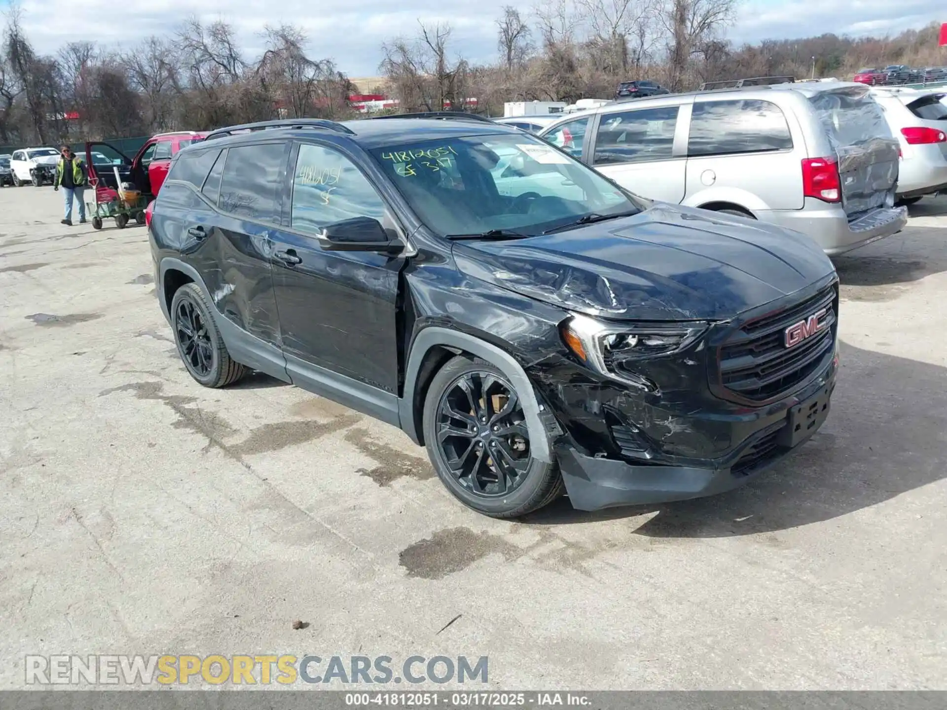 1 Photograph of a damaged car 3GKALTEV6LL232566 GMC TERRAIN 2020