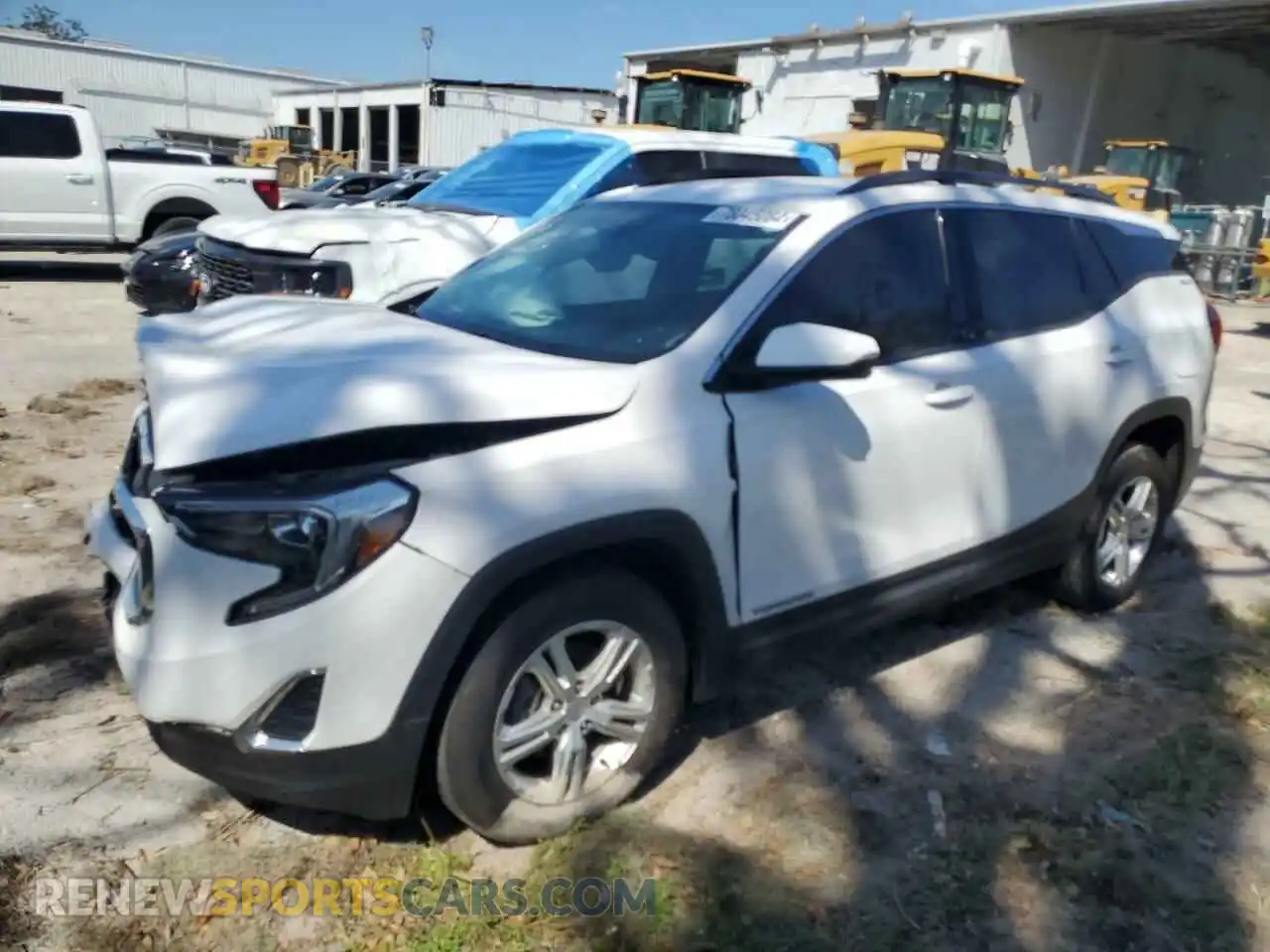 1 Photograph of a damaged car 3GKALTEV8LL134025 GMC TERRAIN 2020