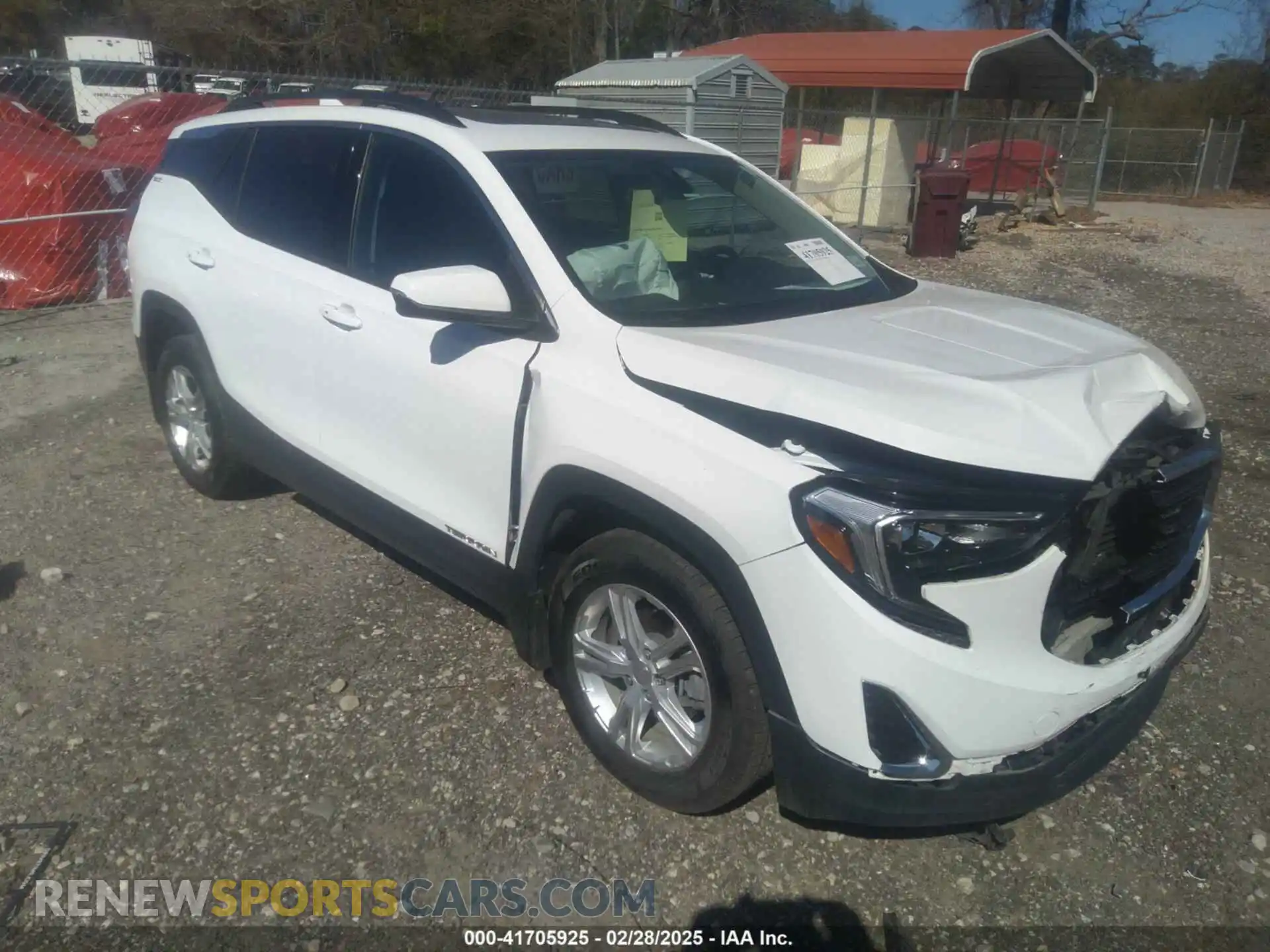 1 Photograph of a damaged car 3GKALTEV8LL232956 GMC TERRAIN 2020