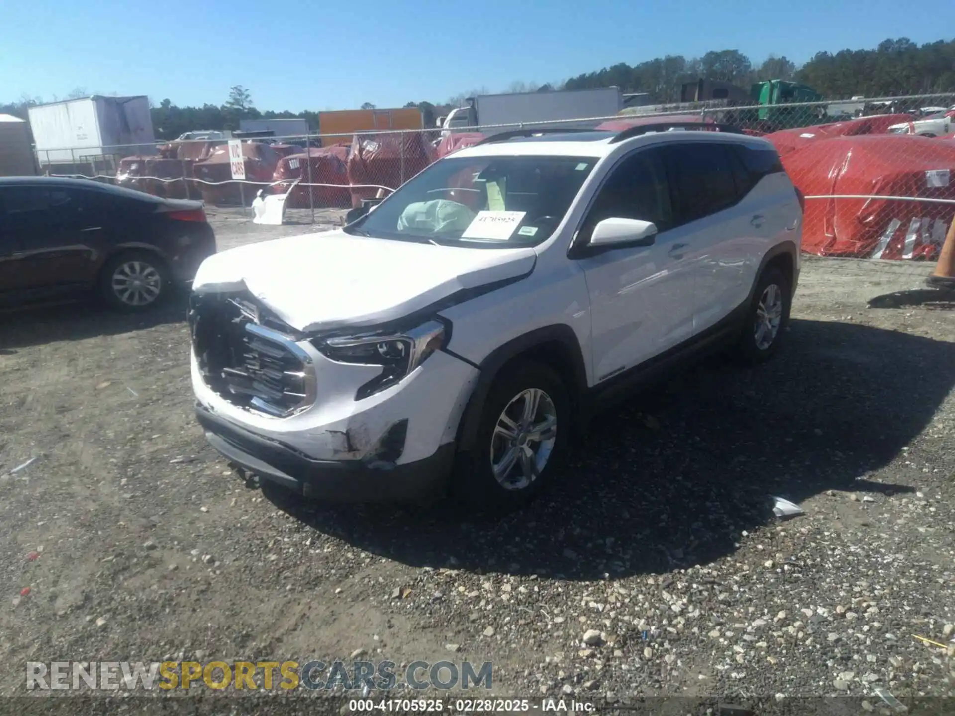 2 Photograph of a damaged car 3GKALTEV8LL232956 GMC TERRAIN 2020