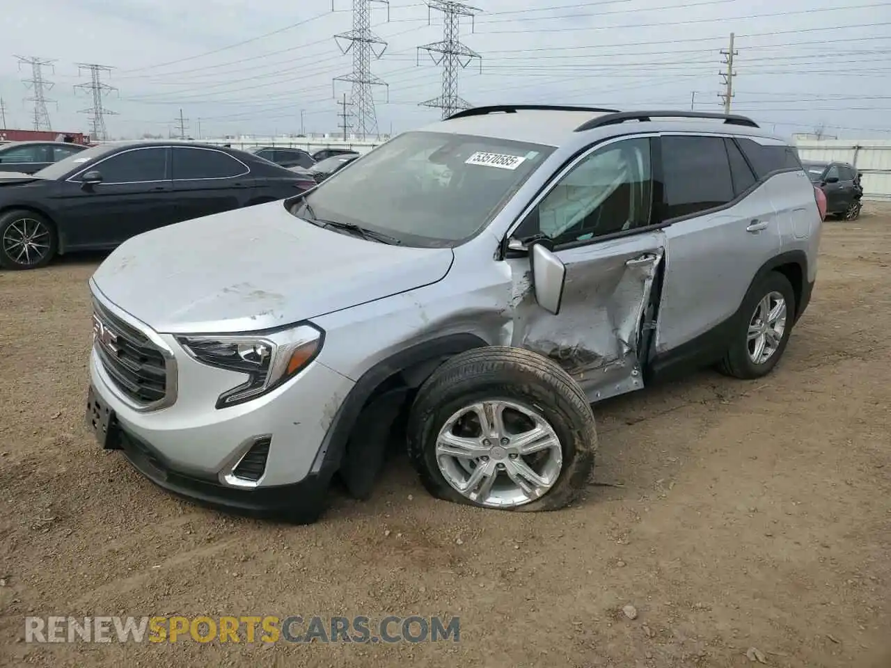 1 Photograph of a damaged car 3GKALTEV8LL324777 GMC TERRAIN 2020