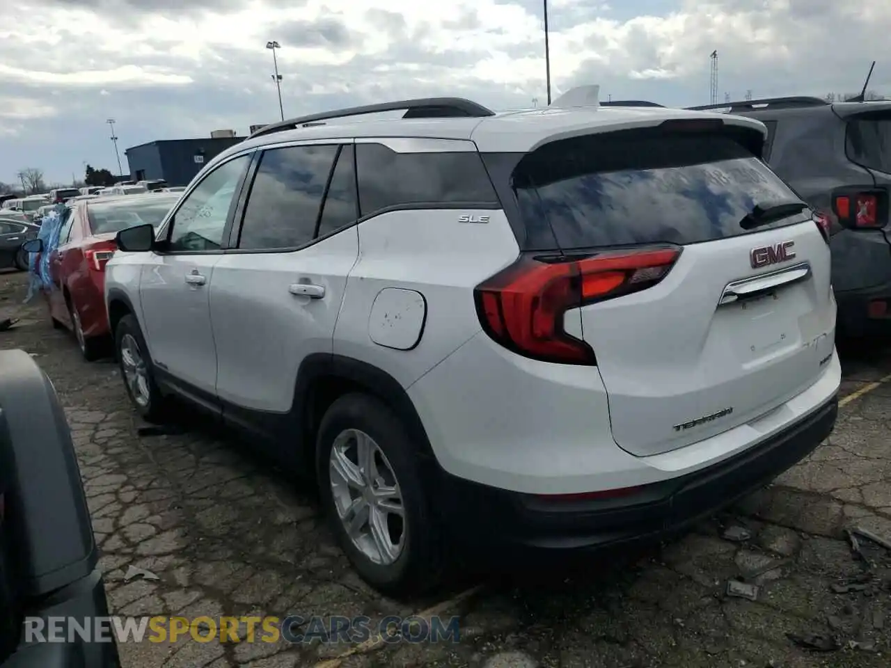 2 Photograph of a damaged car 3GKALTEVXLL346442 GMC TERRAIN 2020