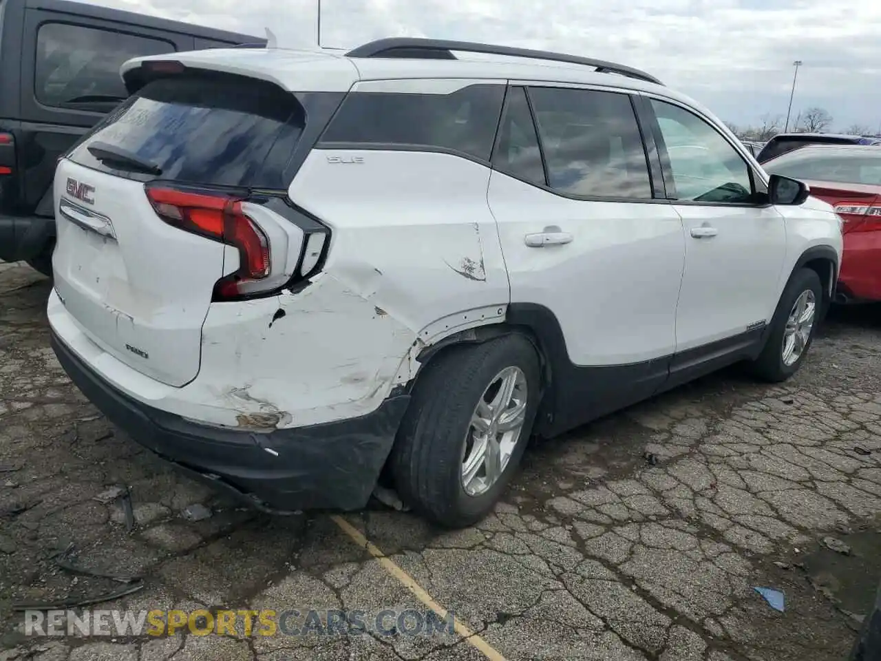 3 Photograph of a damaged car 3GKALTEVXLL346442 GMC TERRAIN 2020