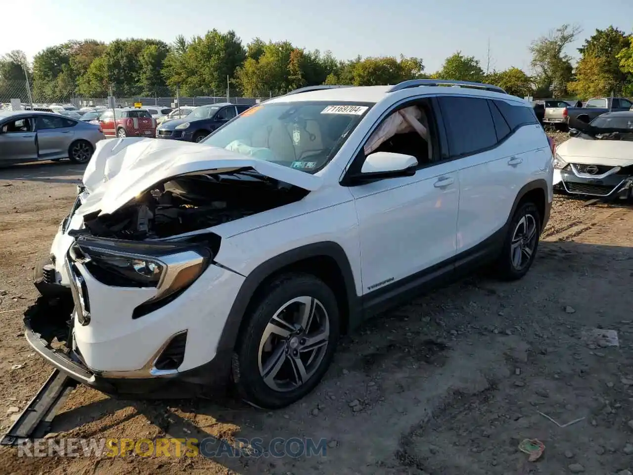 1 Photograph of a damaged car 3GKALVEV0LL200806 GMC TERRAIN 2020