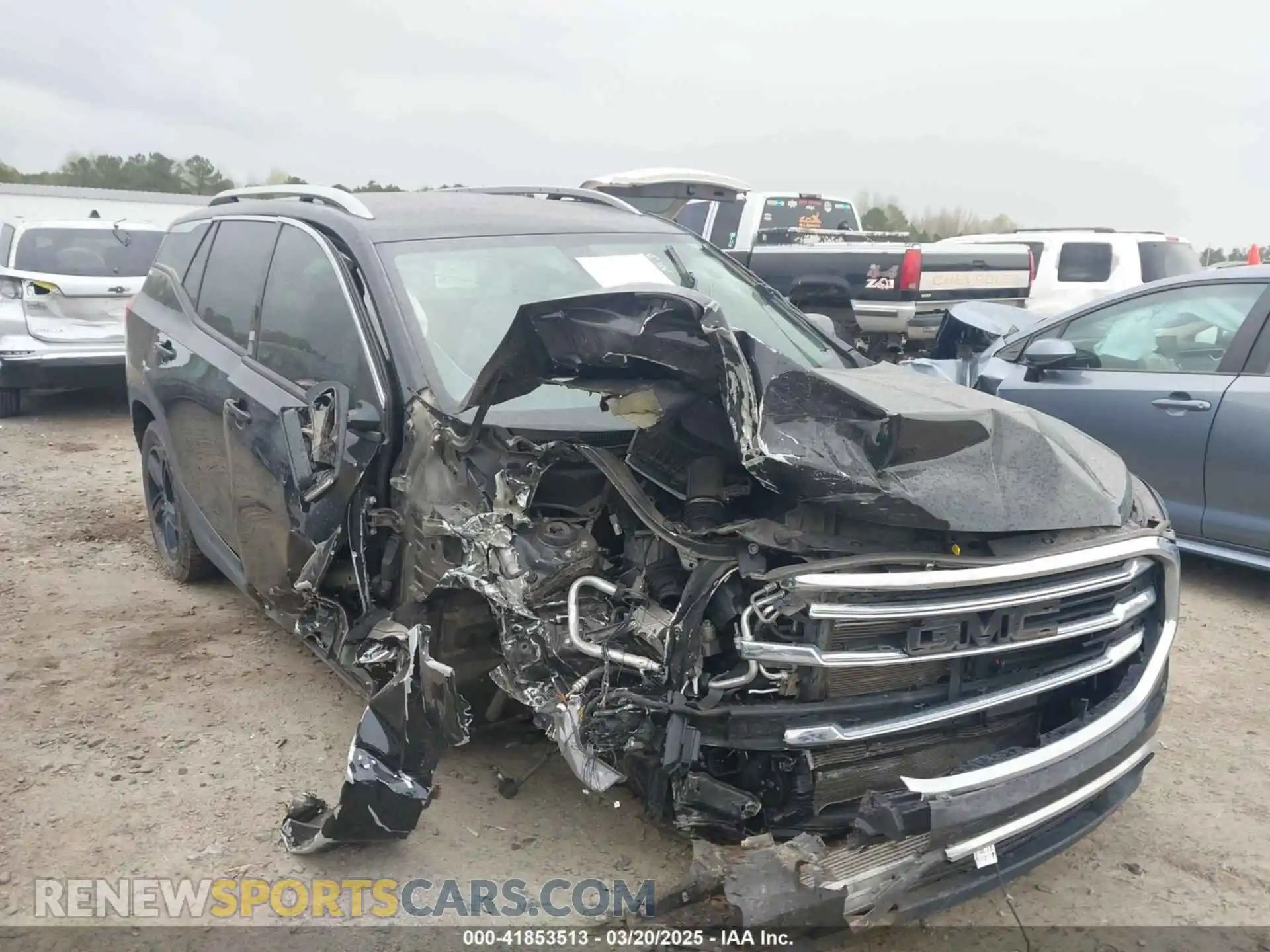 1 Photograph of a damaged car 3GKALVEV0LL277756 GMC TERRAIN 2020