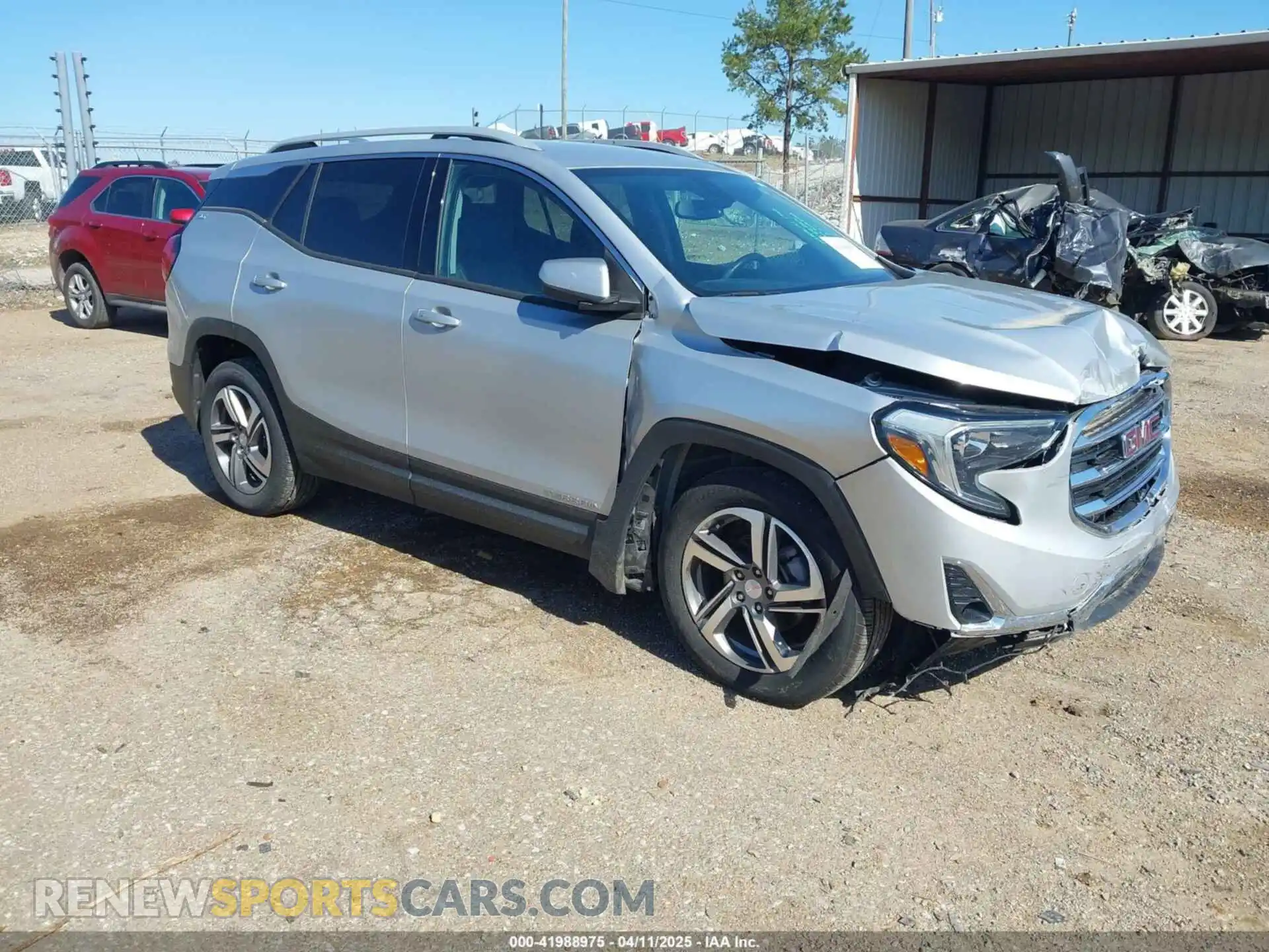 1 Photograph of a damaged car 3GKALVEV3LL267674 GMC TERRAIN 2020