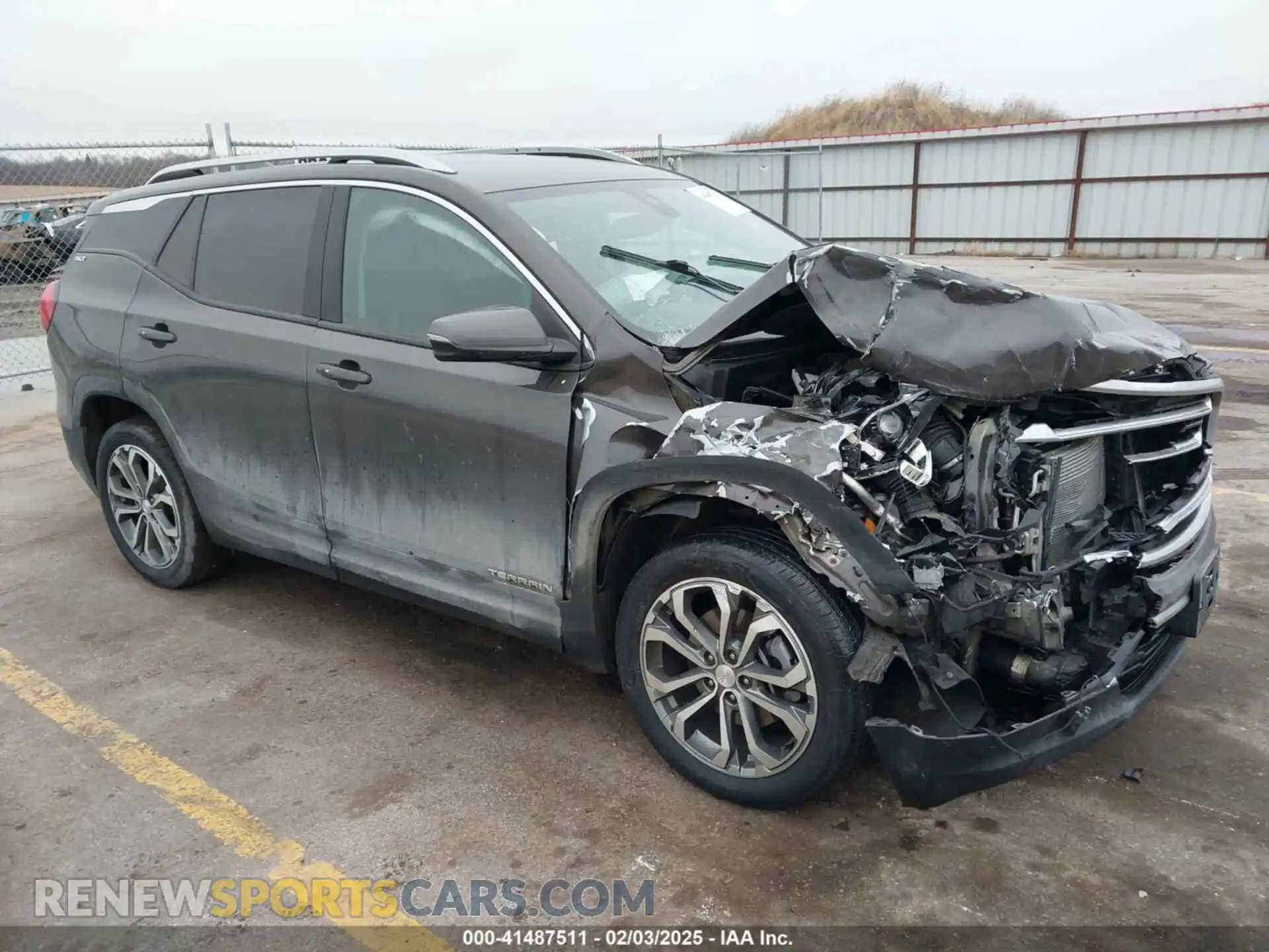 1 Photograph of a damaged car 3GKALVEX9LL131034 GMC TERRAIN 2020