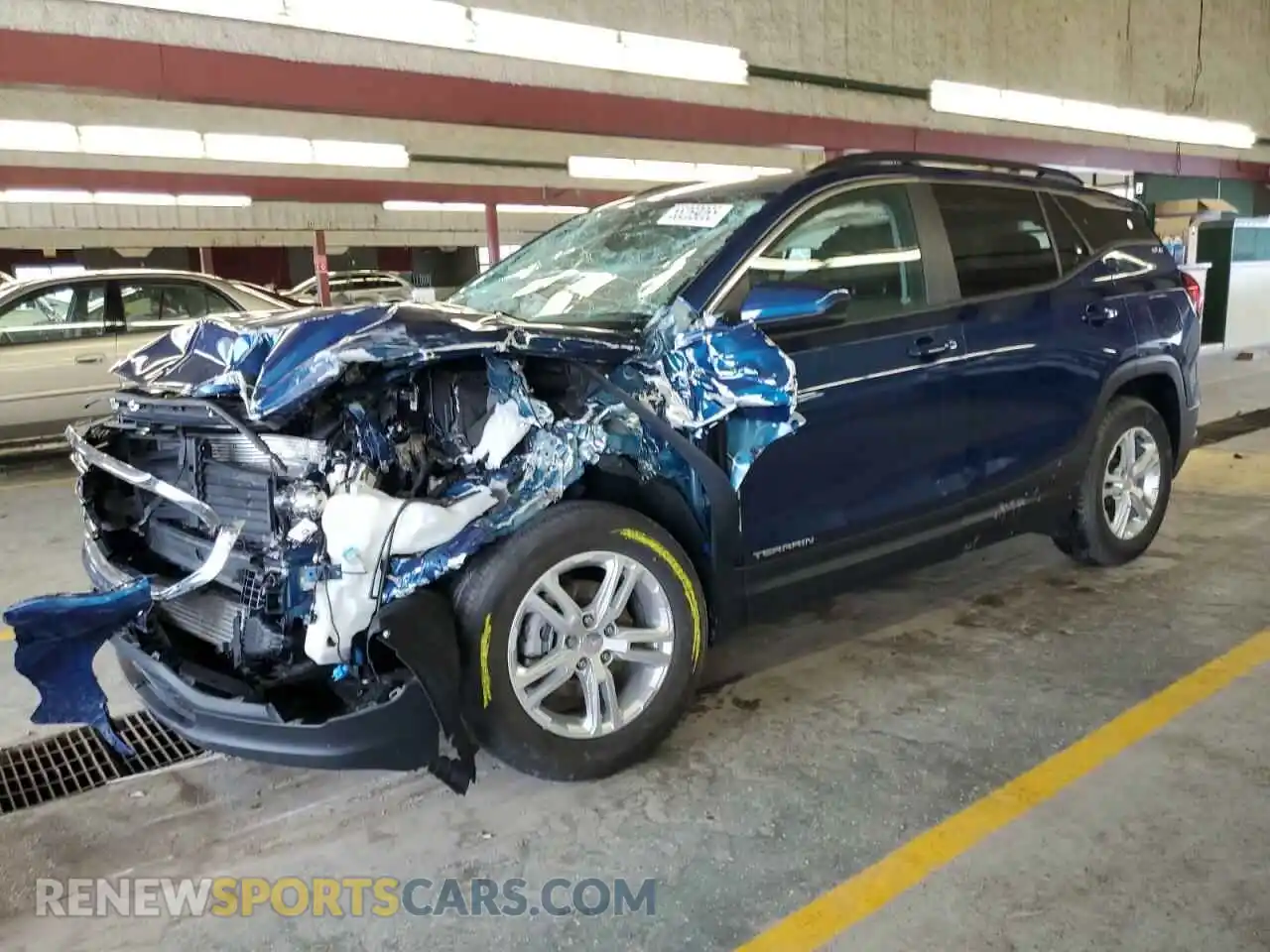 1 Photograph of a damaged car 3GKALMEV0ML304210 GMC TERRAIN 2021