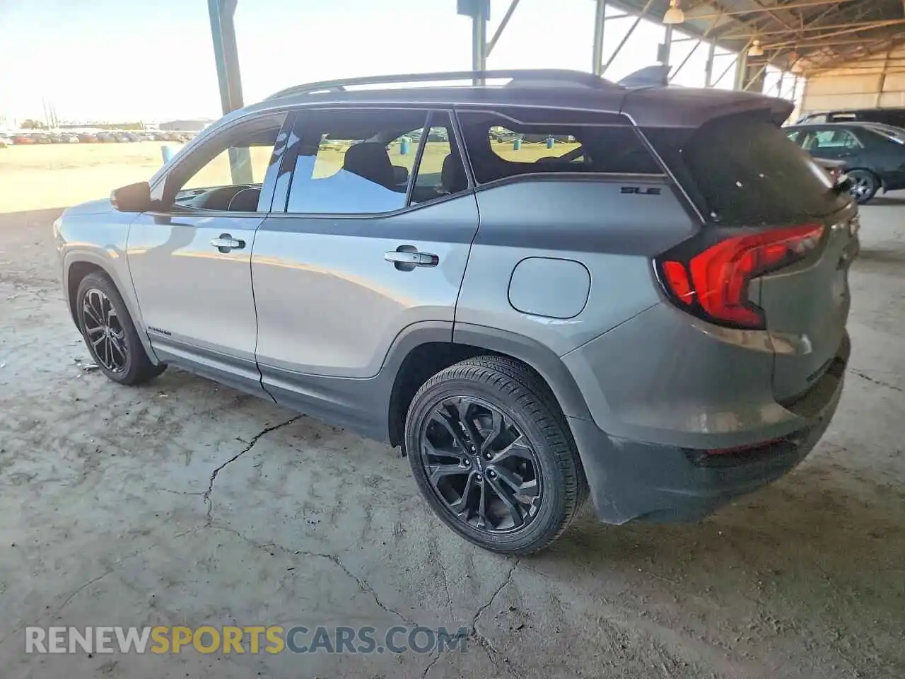 2 fotografías del automóvil dañado 3GKALMEV0ML319502 GMC TERRAIN 2021
