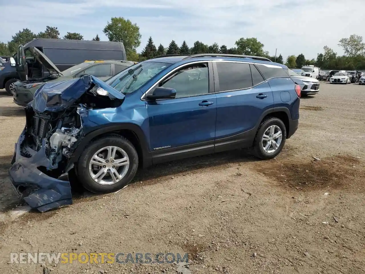 1 Photograph of a damaged car 3GKALMEV0ML341970 GMC TERRAIN 2021