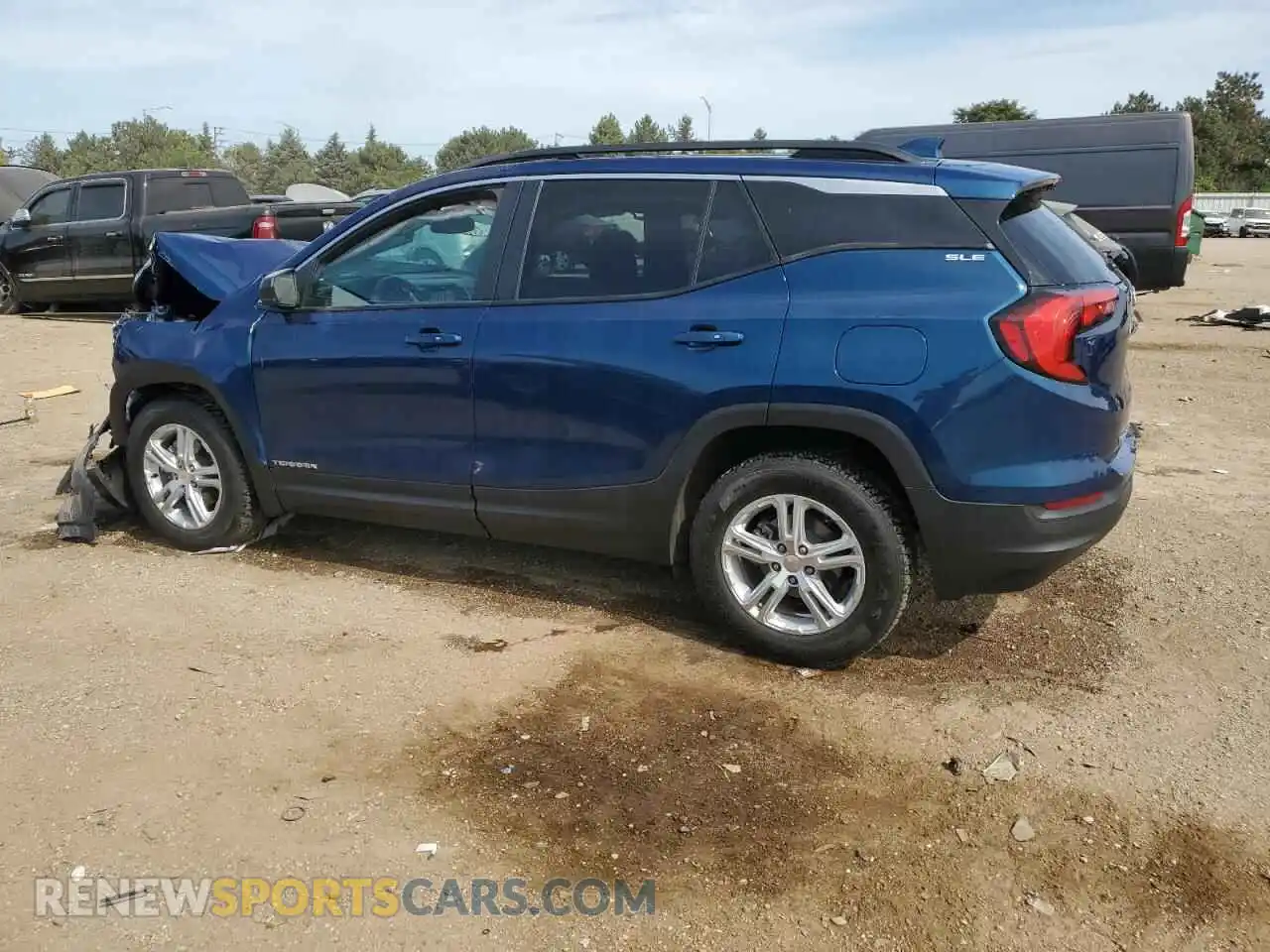 2 Photograph of a damaged car 3GKALMEV0ML341970 GMC TERRAIN 2021