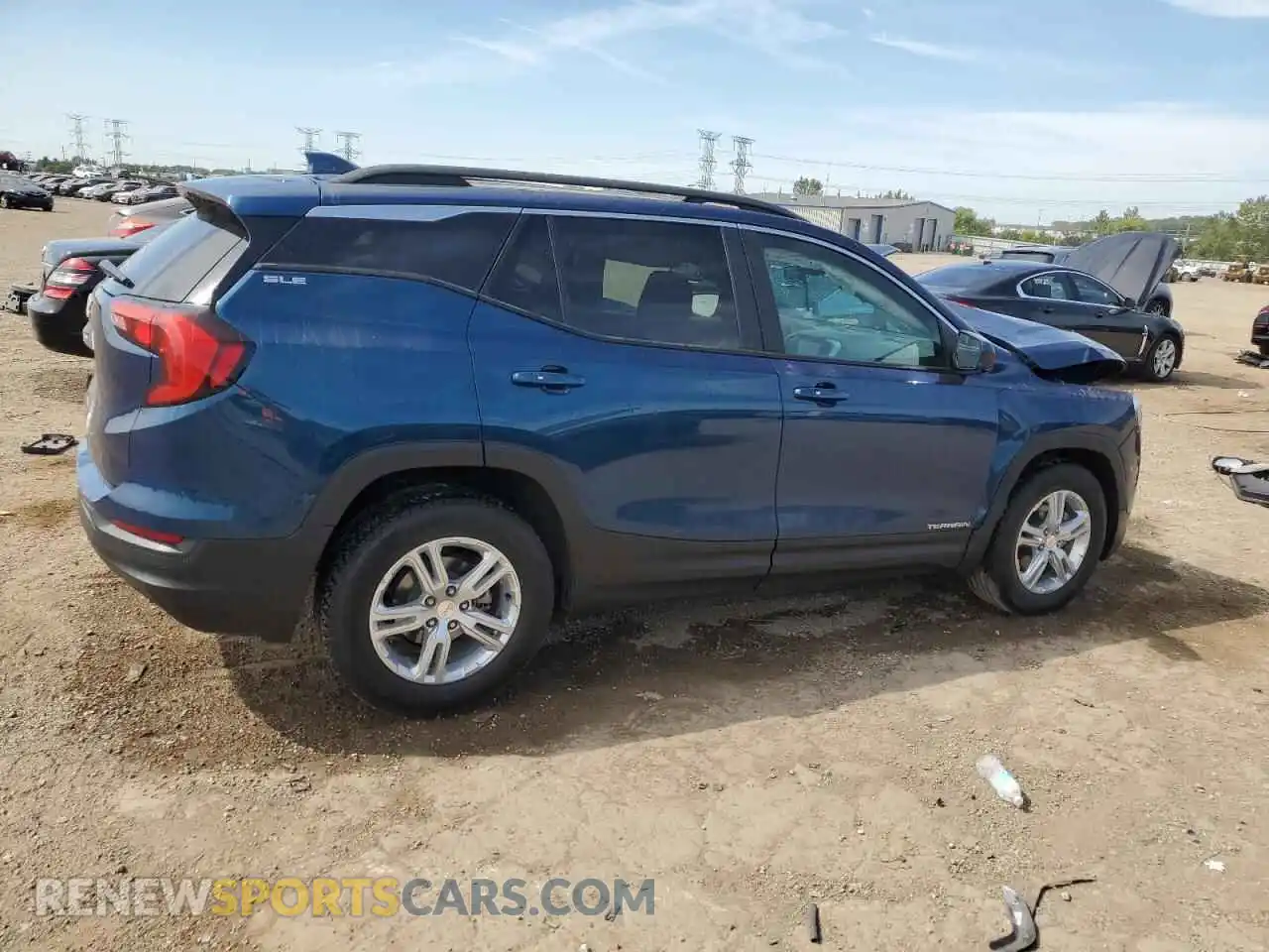 3 Photograph of a damaged car 3GKALMEV0ML341970 GMC TERRAIN 2021