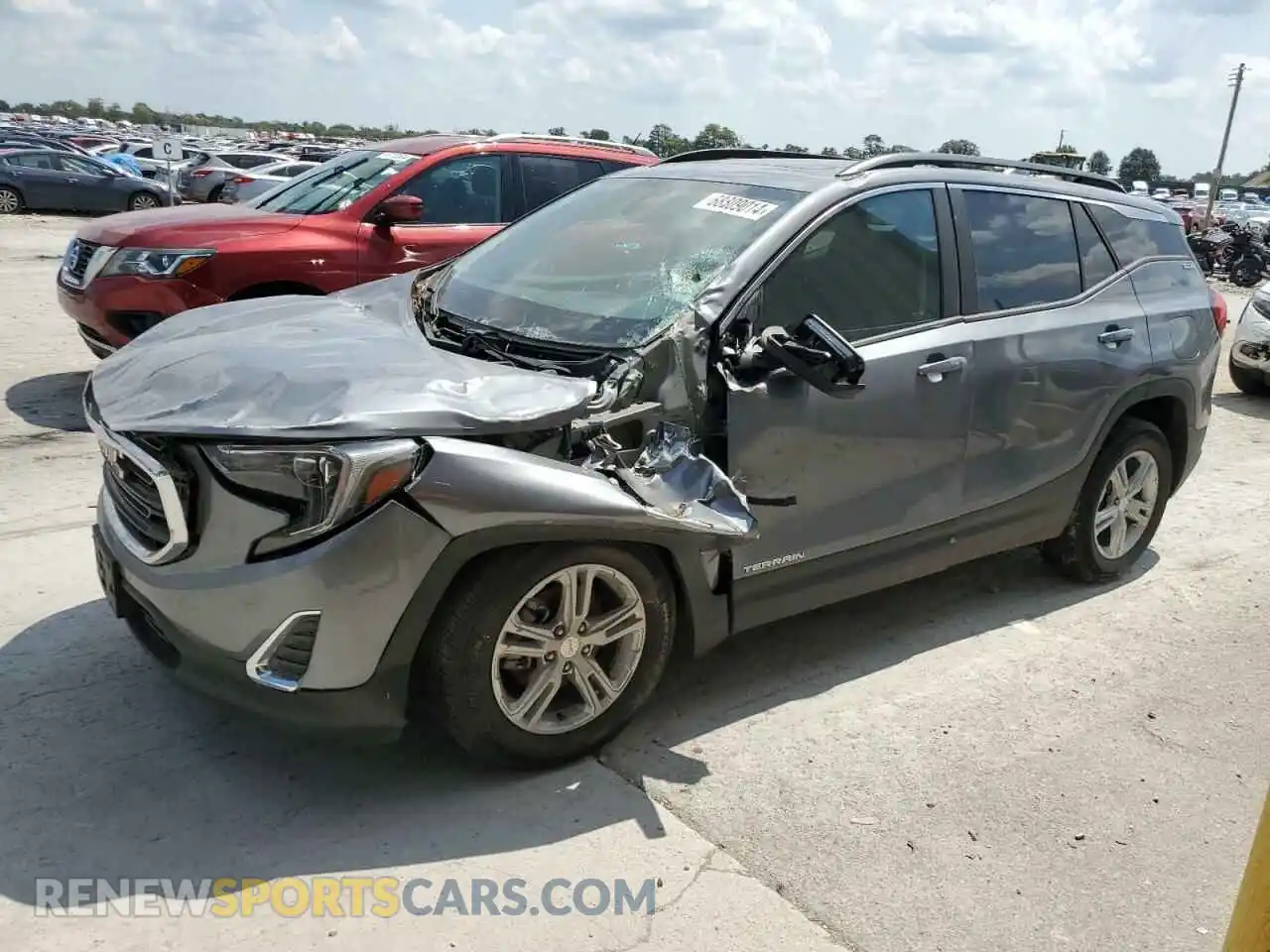 1 Photograph of a damaged car 3GKALMEV0ML357375 GMC TERRAIN 2021